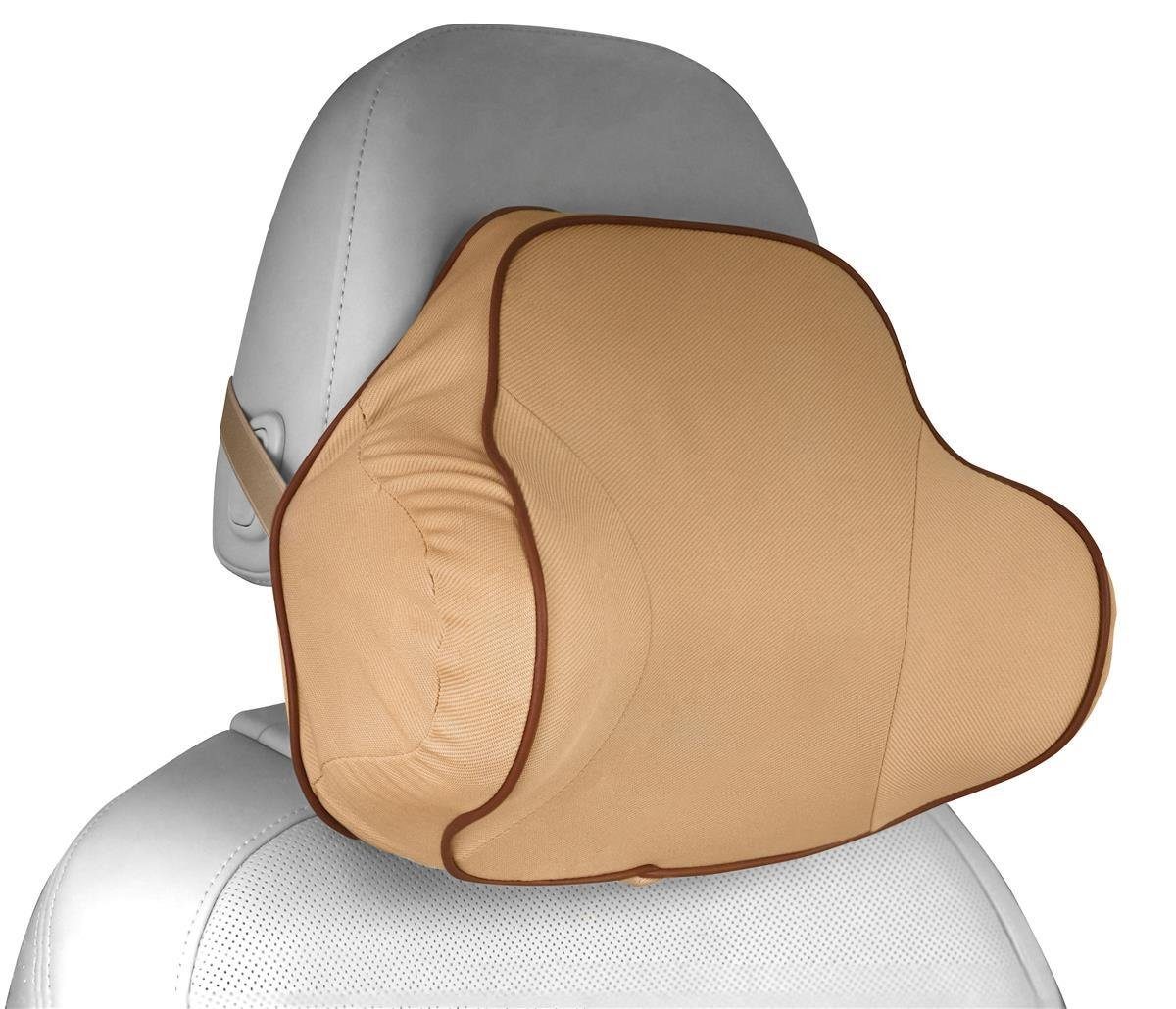 MyGadget Auto Nackenkissen Kopfstütze - Kissen aus Memory Schaum