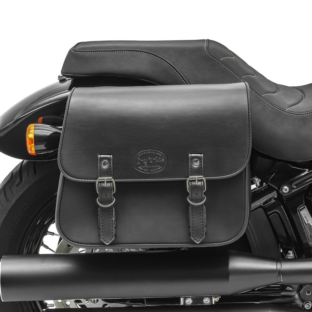 Craftride Satteltasche Satteltasche Laredo 20L rechts für Chopper / Custombike Custom Seitent