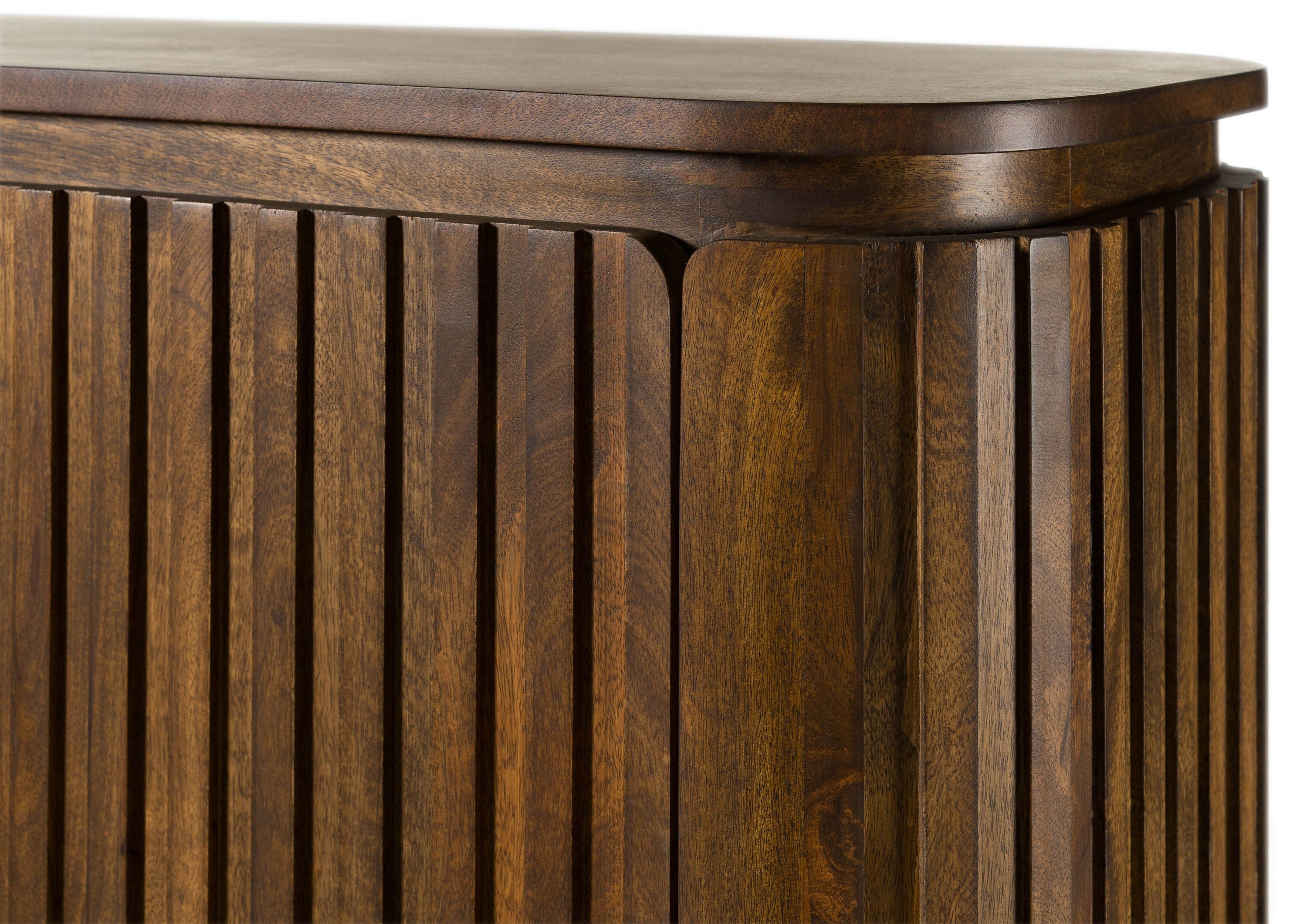 Massivmoebel24 Dreh-/Schwebetürenschrank #116 (Mango 92x40x180 braun günstig online kaufen
