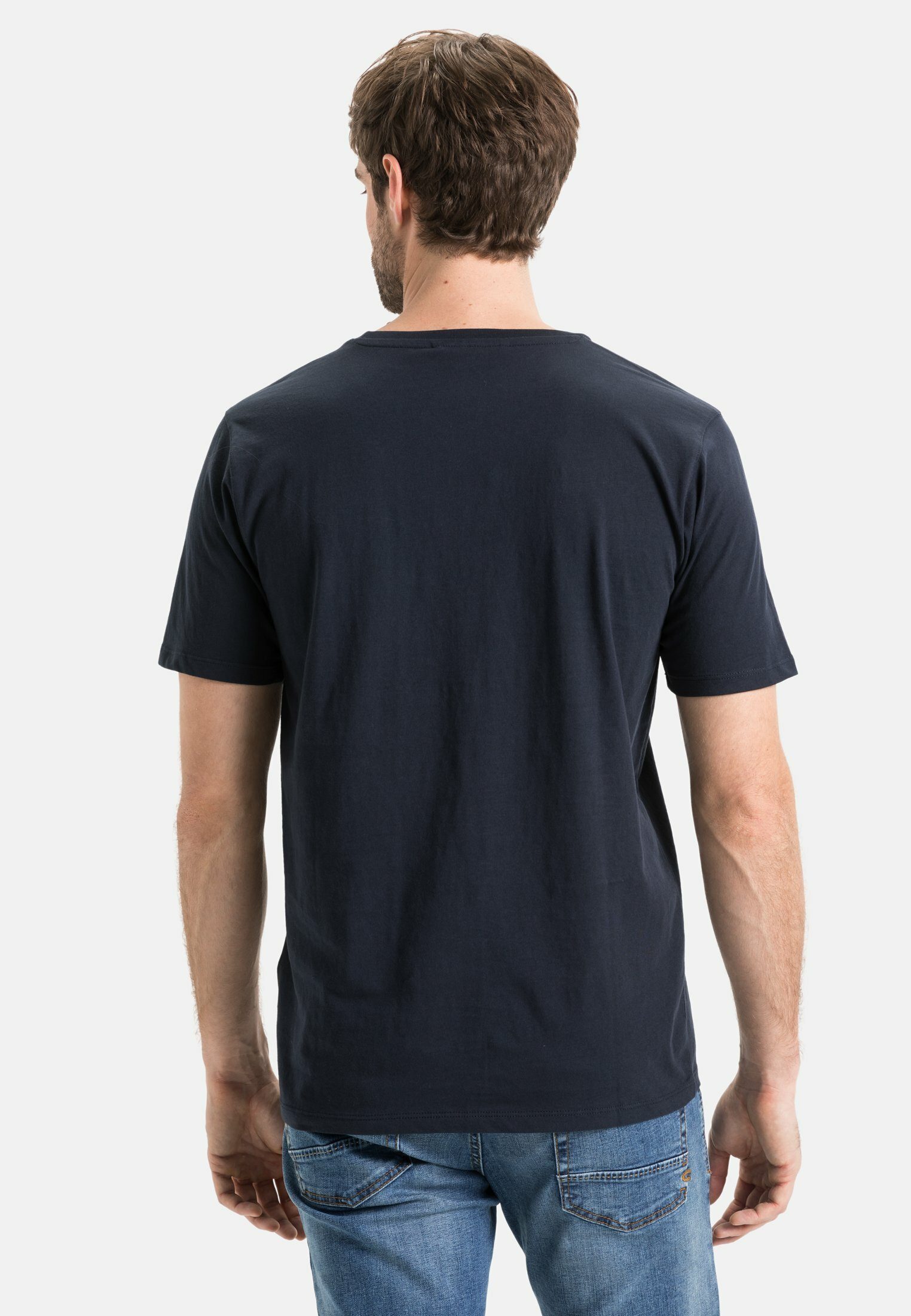camel active T-Shirt aus reiner Baumwolle günstig online kaufen