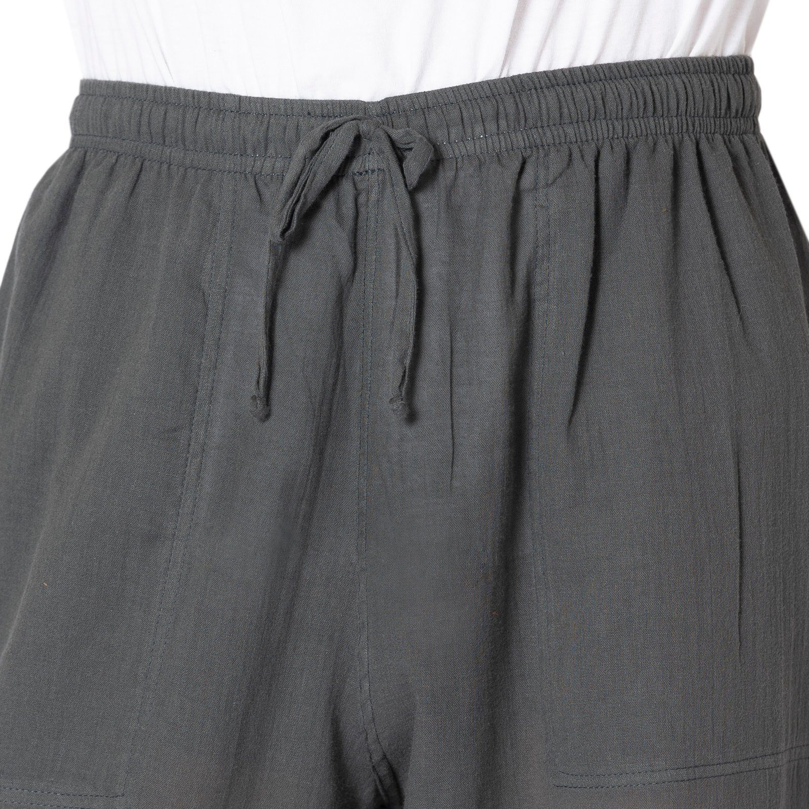 PANASIAM Stoffhose Sommerhose PaSalu extra dünner Stoff für die sehr heißen Tage 100% Baumwolle Unisex Freizeithose für Damen & Herren Relaxhose