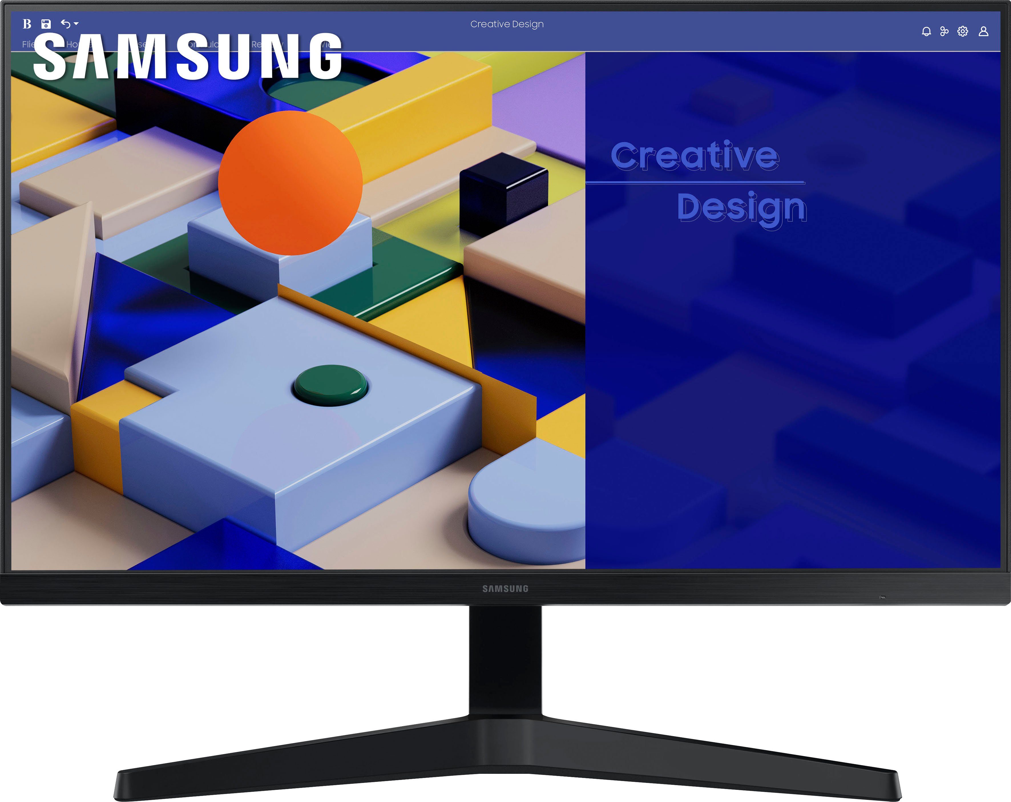 Samsung S24C314EAU LED-Monitor ms 5 Reaktionszeit, (60,4 1920 HD, Hz, IPS) x 1080 ", Full cm/24 px, 75