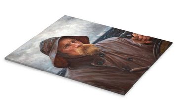 Posterlounge Acrylglasbild Albert Edelfelt, Der Kapitän, ein Seemann von Uusimaa, Malerei