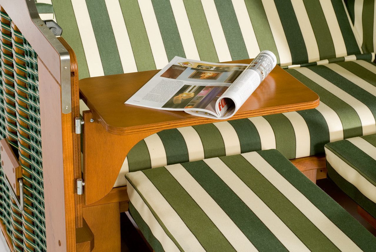 SonnenPartner Strandkorb-Zusatztisch Bistrotisch für Modelle Rustikal 250 Plus/Basic