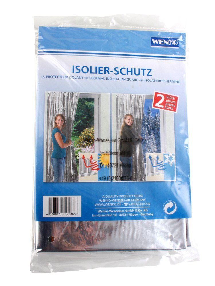 WENKO Vorhang Wärmedämmvorhang - 2 Stück im Set, WENKO (2 St), Schlaufen, modern