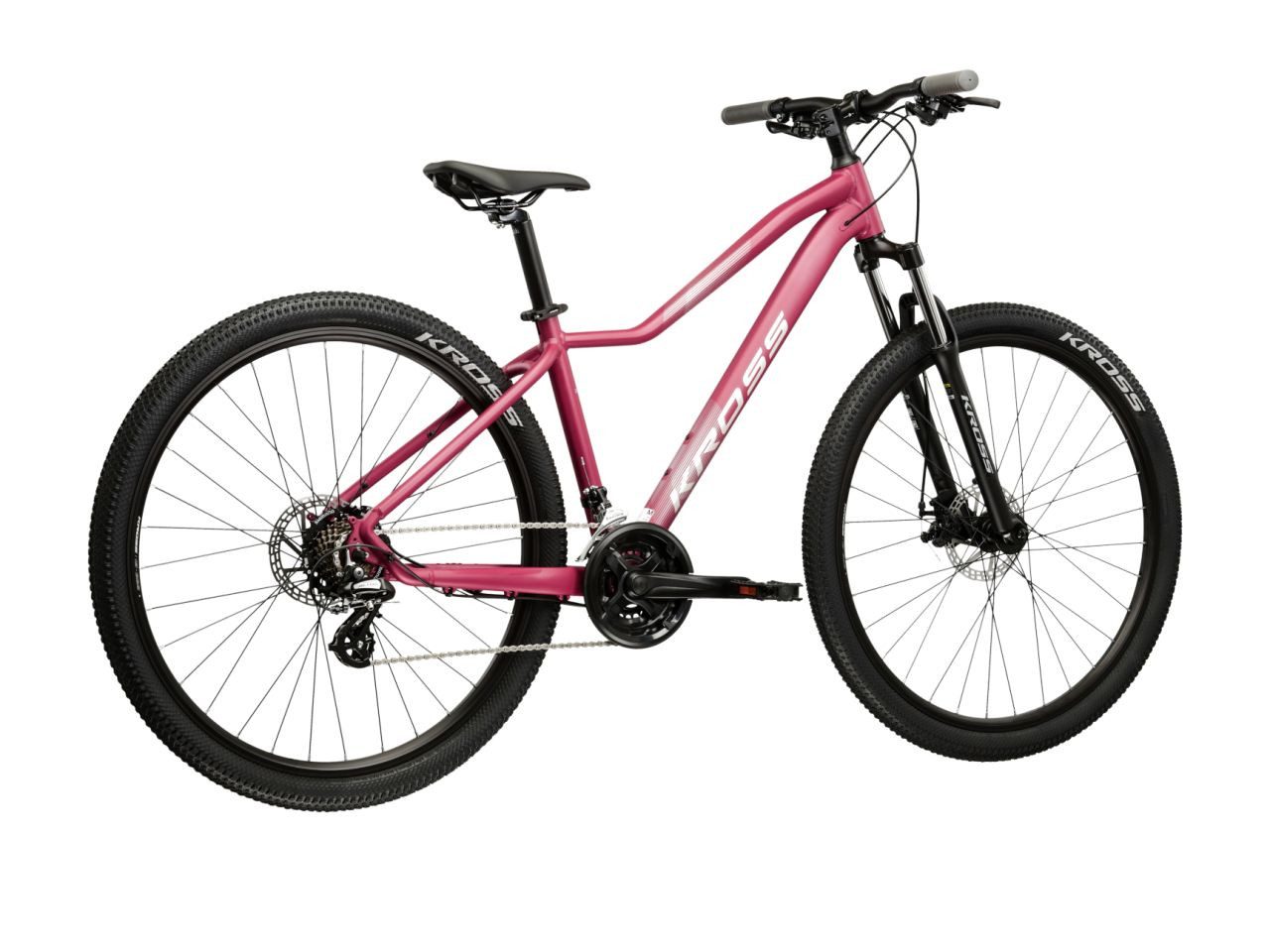 Kross Mountainbike Damen 27.5" Lea 2.0 rosa 21 Gänge, 21 Gang Shimano ALTUS M310 Schaltwerk, Kettenschaltung, KROSS Mountainbike Damen 27.5+' Lea 2.0 rosa 21 Gänge