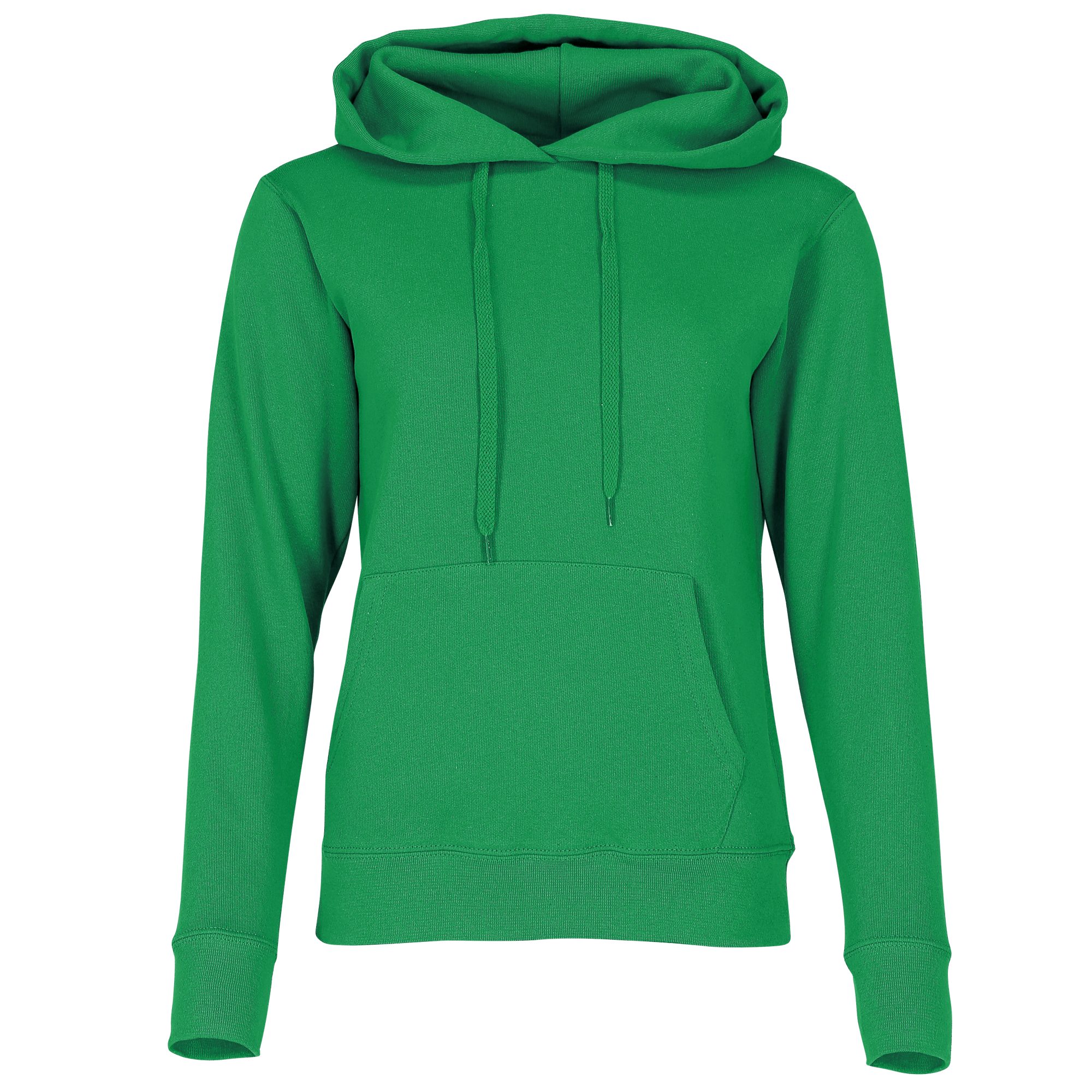 Fruit of the Loom Kapuzensweatshirt Ladies Classic Kapuzen-Sweat maigrün + GRATIS MyShirt Stoffbeutel