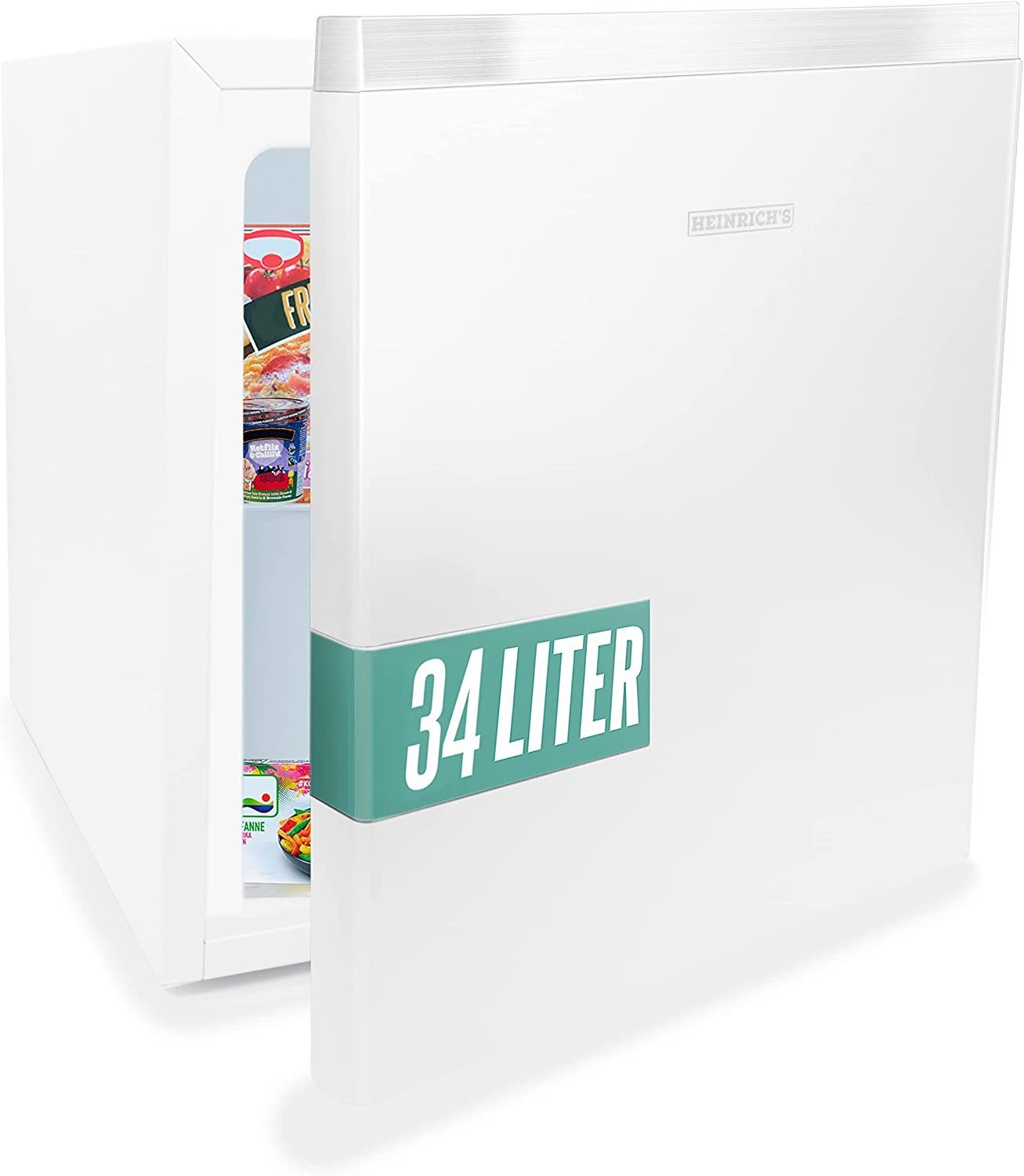 Heinrich´s Gefrierschrank Mini Freezer HGB 4088 W, 51 cm hoch, 44 cm breit, Gefrierbox, 39db, Freezer 33L perfekt Tiefkühlen