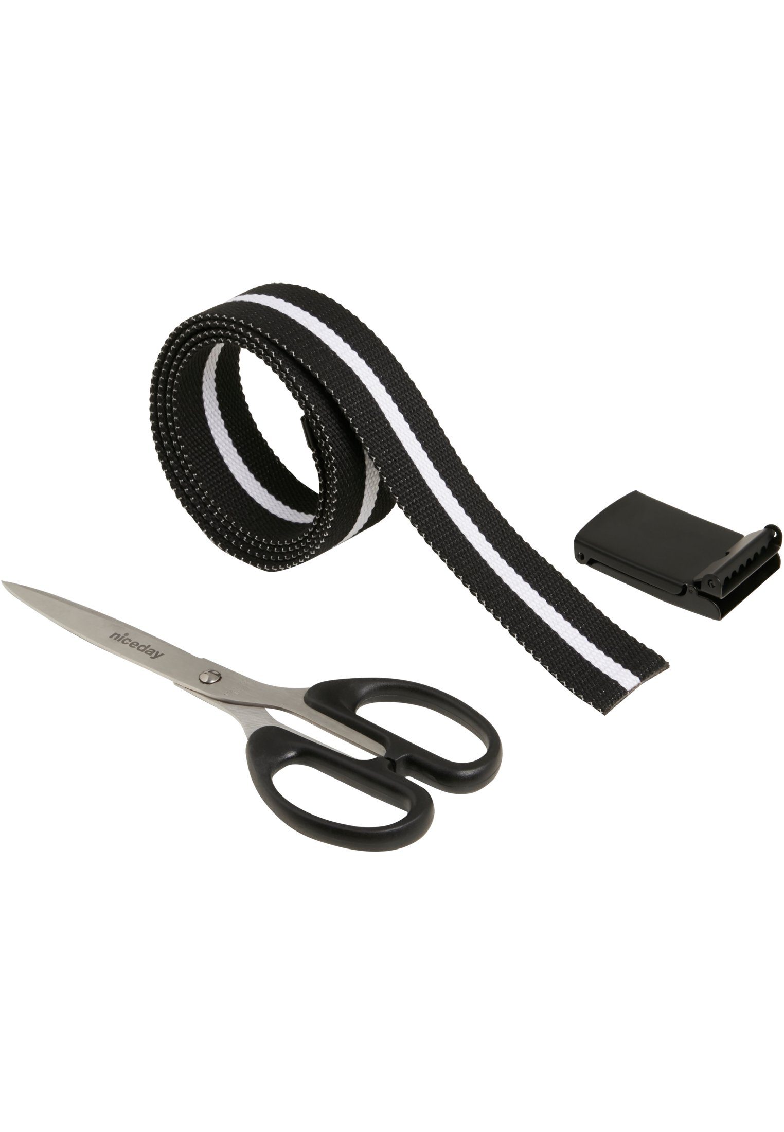 Canvas URBAN Accessoires stripe-black CLASSICS black white Hüftgürtel Belts