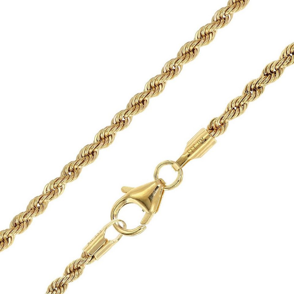 trendor Kette ohne Anhänger 333 Gold / 8 Karat Kordelkette 45 cm