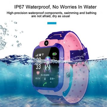 ZREE 4G Kinder Smartwatch mit GPS und Telefon Smartwatch (1,44 Zoll) Wasserdichte Telefon Uhr, SIM, LBS, Smart Watch mit WiFi, Videoanruf,SOS Kinderuhr