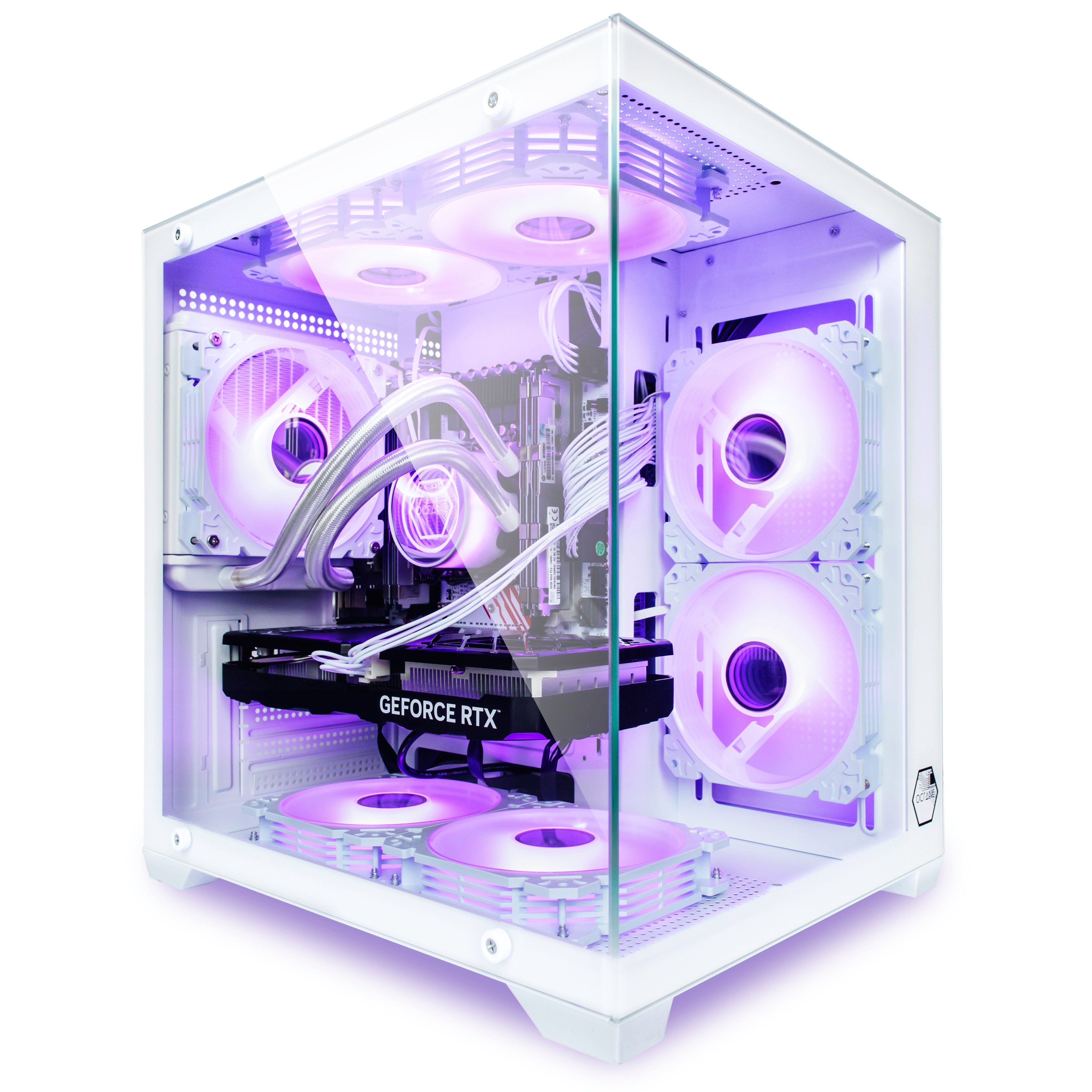 Venom White Gaming PC 1060 - RTX 5060 bis 2TB/128GB RAM Wasserkühlung Gaming-PC