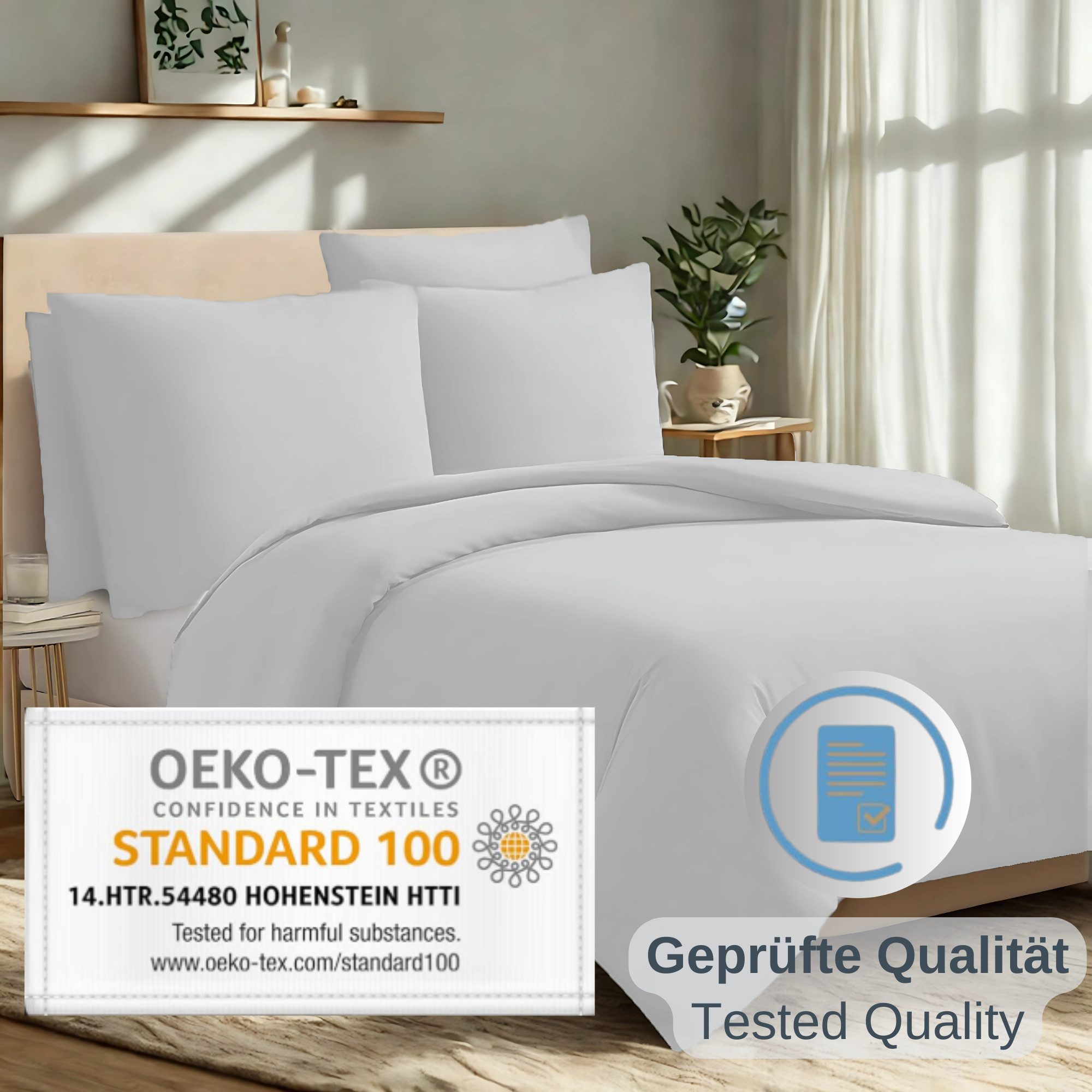 Komfortec Bettwäsche Premium, 135 x 200 bis 220 x 240 cm, 6 verschiedene Gr günstig online kaufen