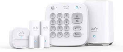 eufy security »5-teiliges Smart Home Set« Alarmanlage (Sicherheitssystem mit Bewegungssensor, 2 Diebstahl-Sensoren, Alarmsystem, mit App, kompatibel mit eufyCam, Steuert andere HomeBase Überwachungsgeräte)
