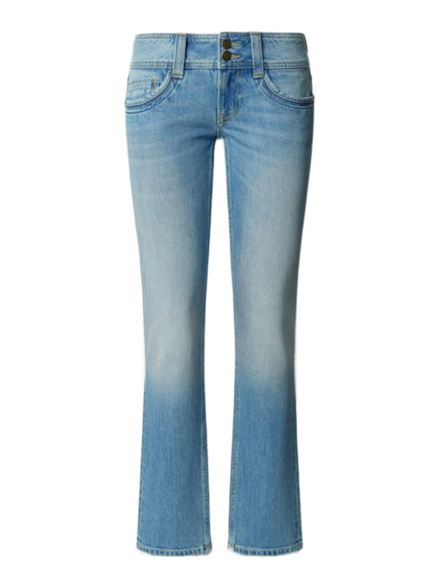 Pepe Jeans 5-Pocket-Jeans blau,Casual,Baumwolle,Unifarben,Slim Fit,Mittel