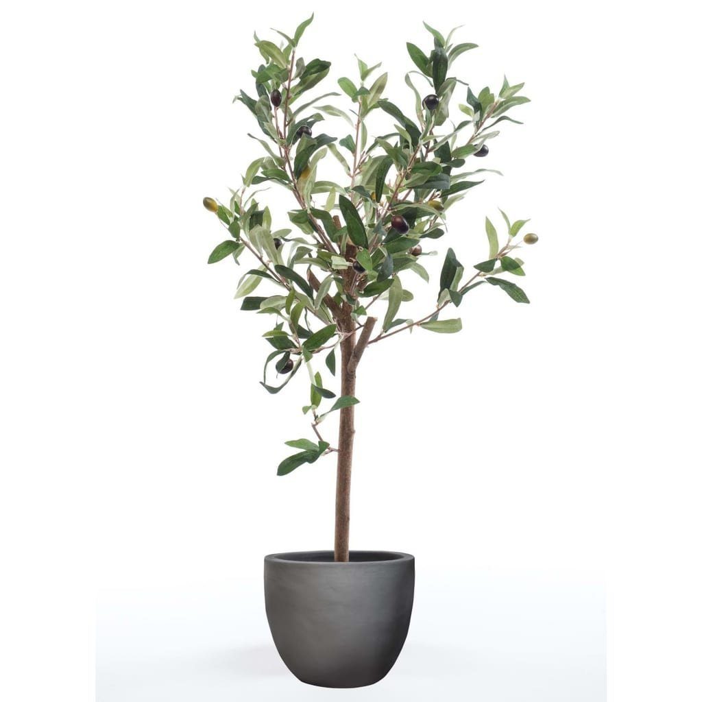 Kunstrasen Künstlicher Mini Olivenbaum 65 cm, Emerald, Höhe: 65 mm