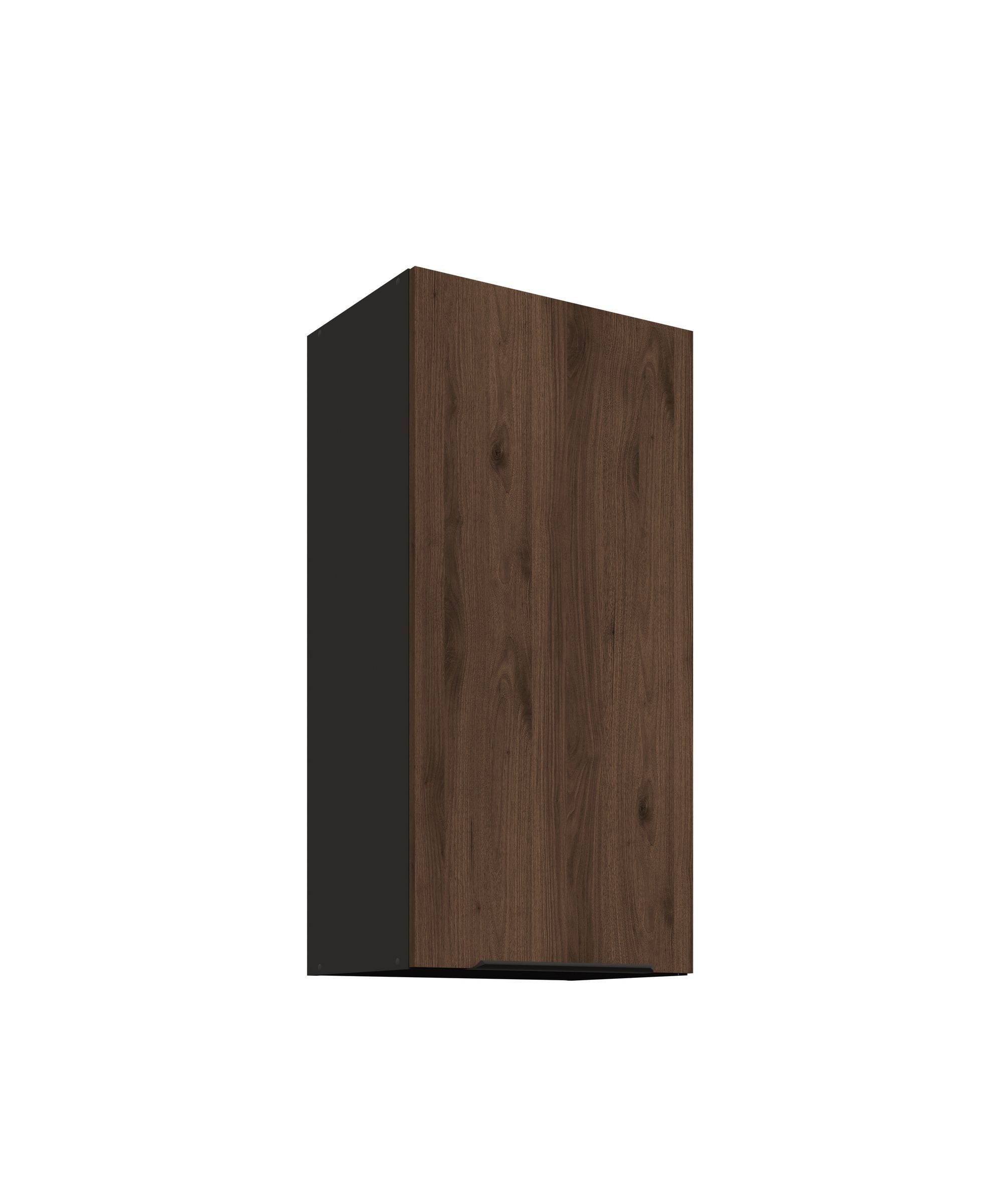 Küchen-Preisbombe Hängeschrank 45 cm Küche MONZA Okapi Nußbaum Küchenzeile Küchenblock 90 cm hoch