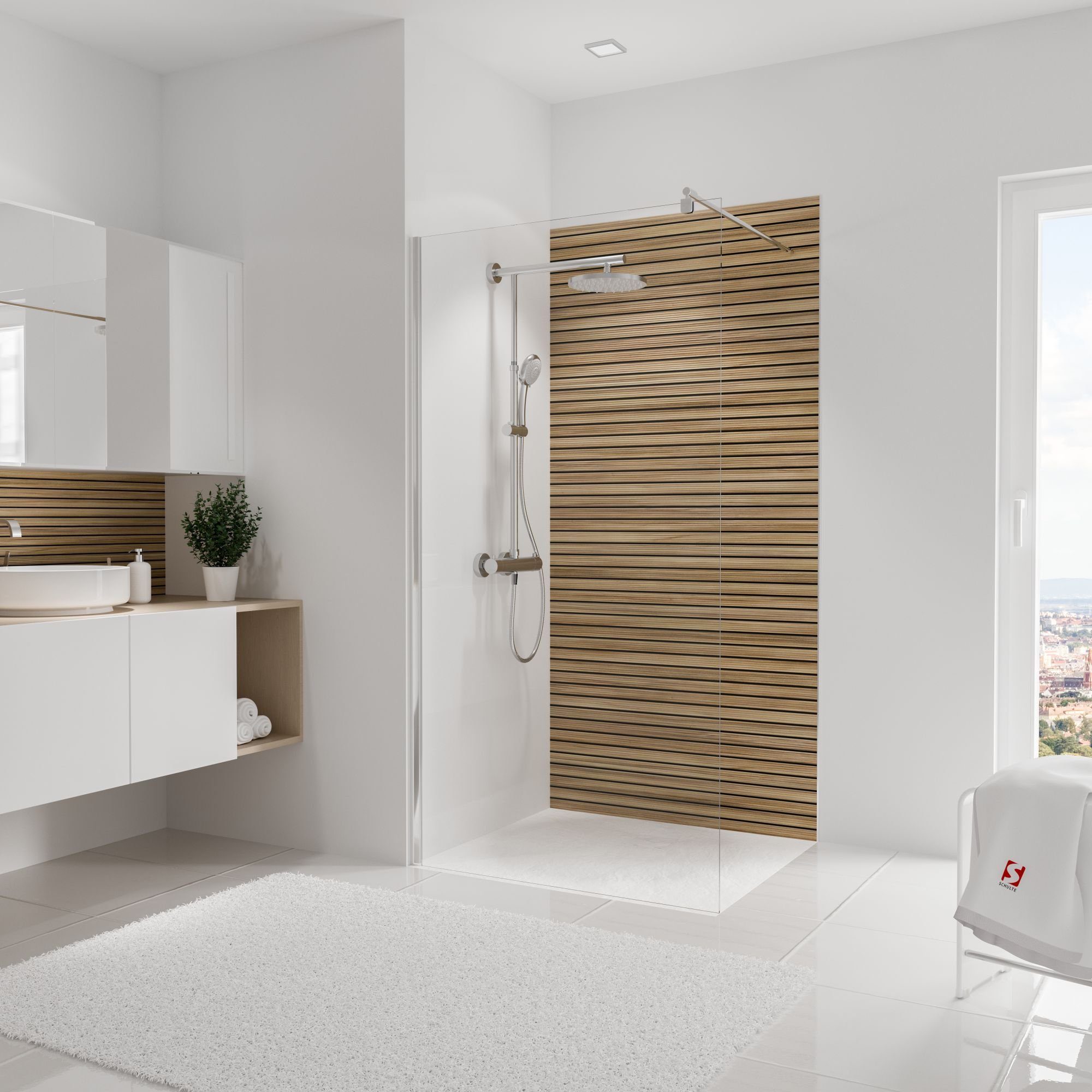 Schulte Badrückwand DecoDesign Dekor, (1-tlg), 100x255 günstig online kaufen