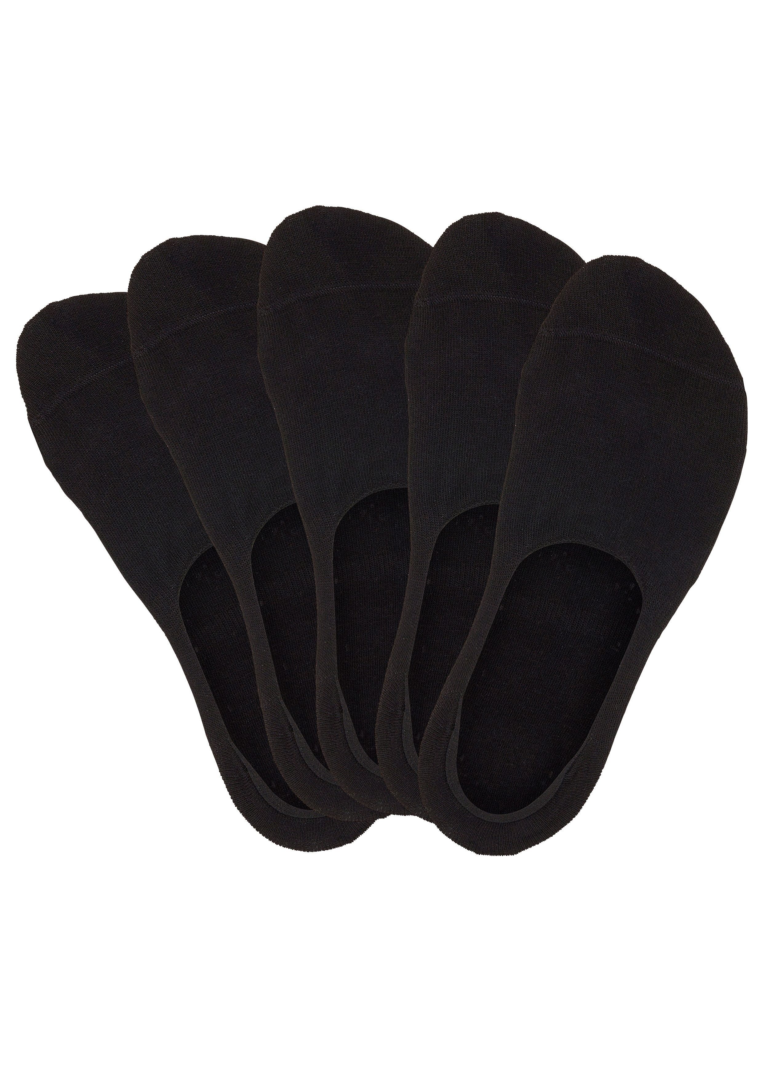 Bench. Füßlinge (Packung, 5-Paar) für weit ausgeschnittene Schuhe