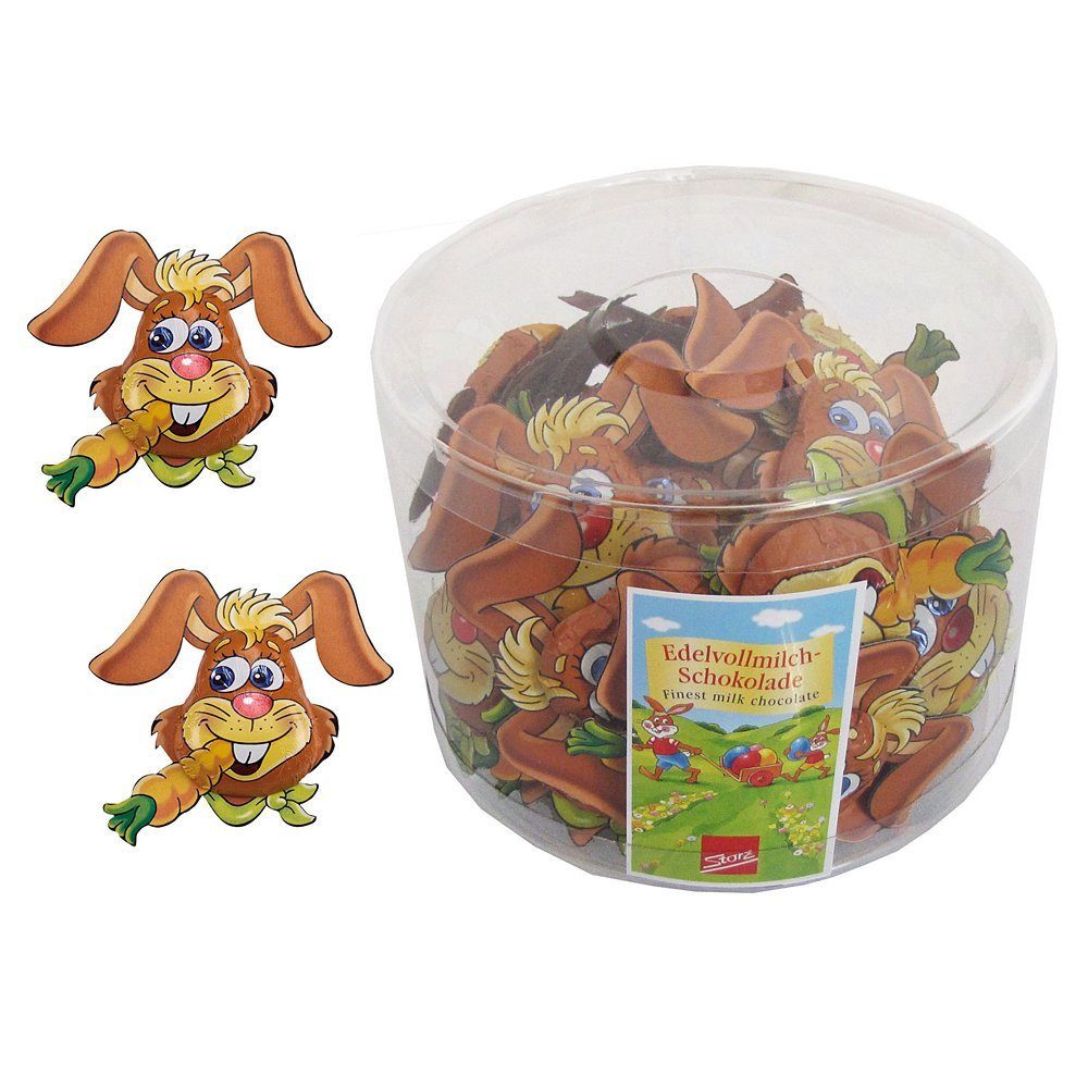 Storz Schokolade, Storz massiv Hasen Mümmel aus Edel Vollmilchschokolade Dose 500g