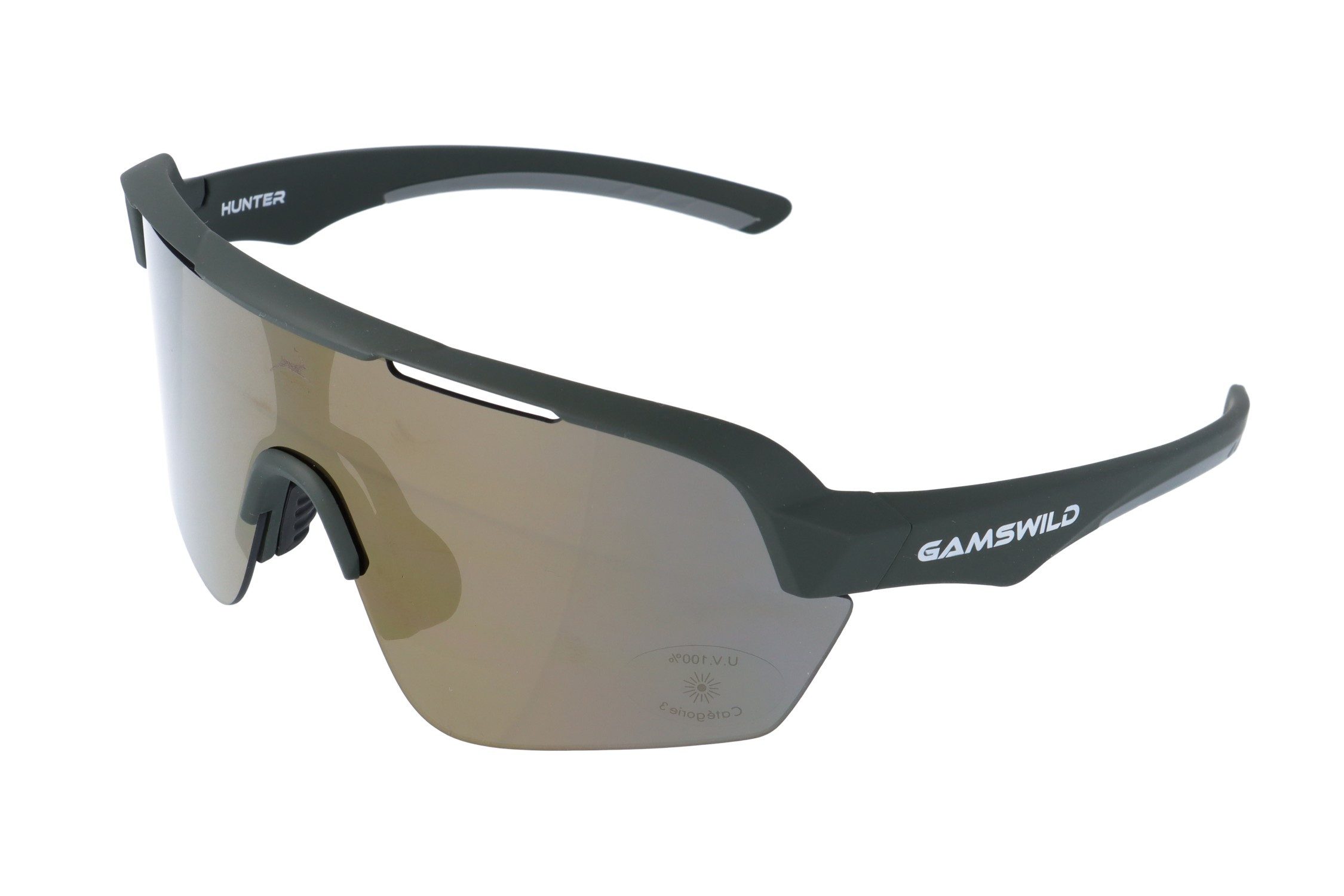 Sportbrille UV400 Sonnenbrille Skibrille Fahrradbrille extra große Scheibe Damen