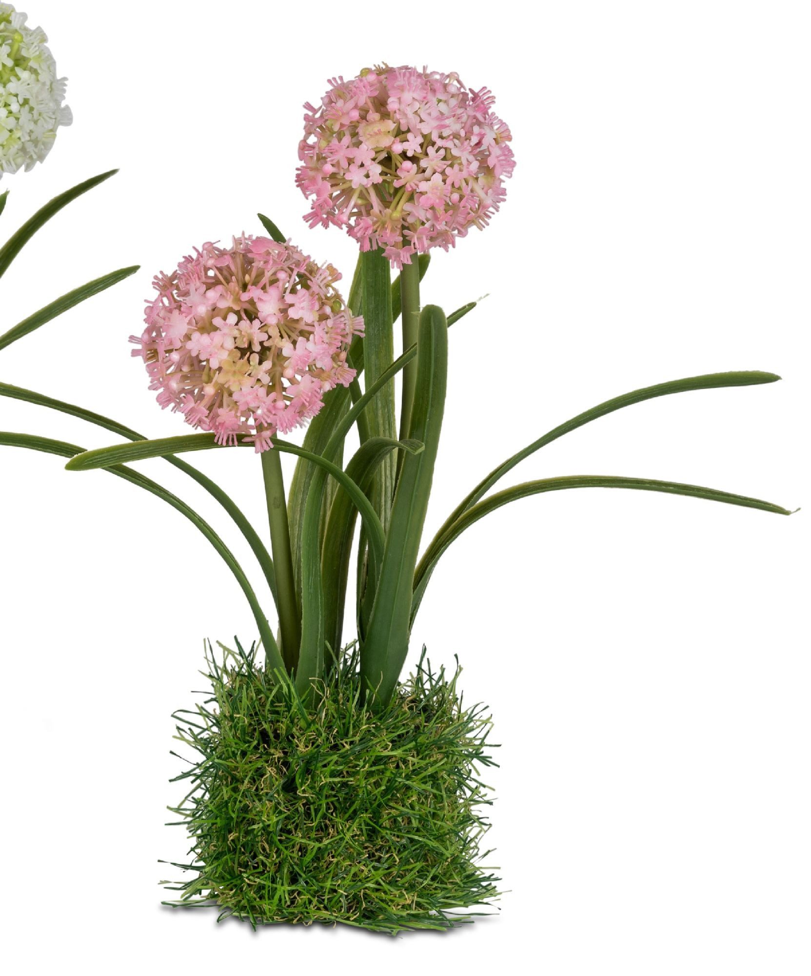 Kunstblume Frühlingszeit, formano, Höhe 24 cm, Farbe: Rosa, Motiv: Allium