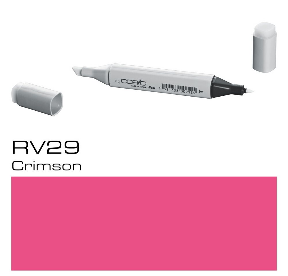 Thumbnail - COPIC Marker Marker RV29, Crimson - Layoutmarker für Grafiker und Designer, (1-tlg)