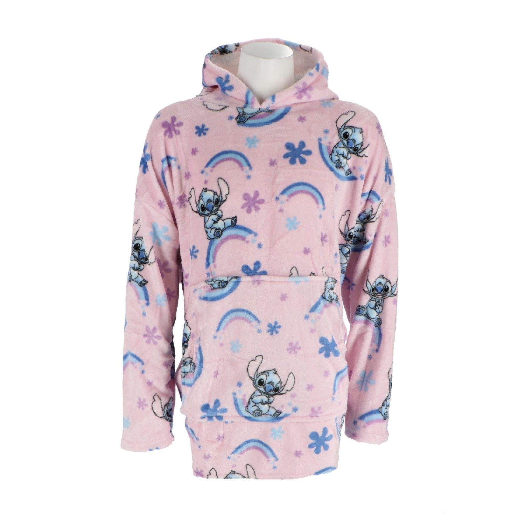 Lilo & Stitch Hoodie Hoodie-Decke für Erwachsene – Flauschige Kapuzendecke günstig online kaufen