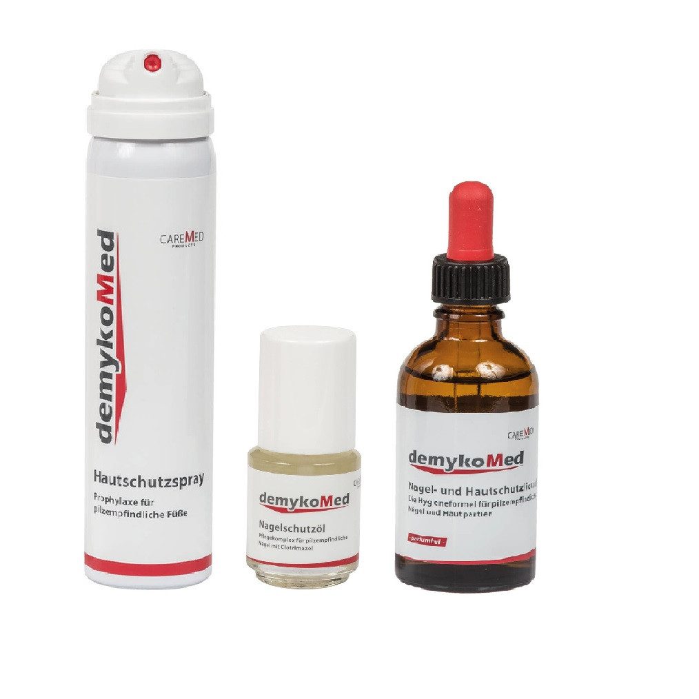 CareMed Products GmbH Hautpflege-Set demyklMed 3er Set für pilzempfindliche Nägel und Hautpartien, 3-tlg., 3er Spar Set