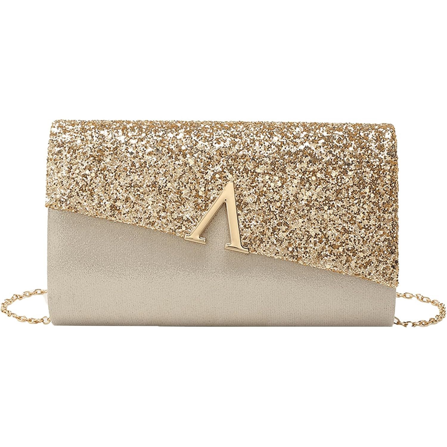 Bextsrack Abendtasche Elegante Clutch für Damen, stilvolle Abendtasche, Umschlag-Handtasche, ideal für Partys, Bälle, Hochzeiten und formelle Anlässe