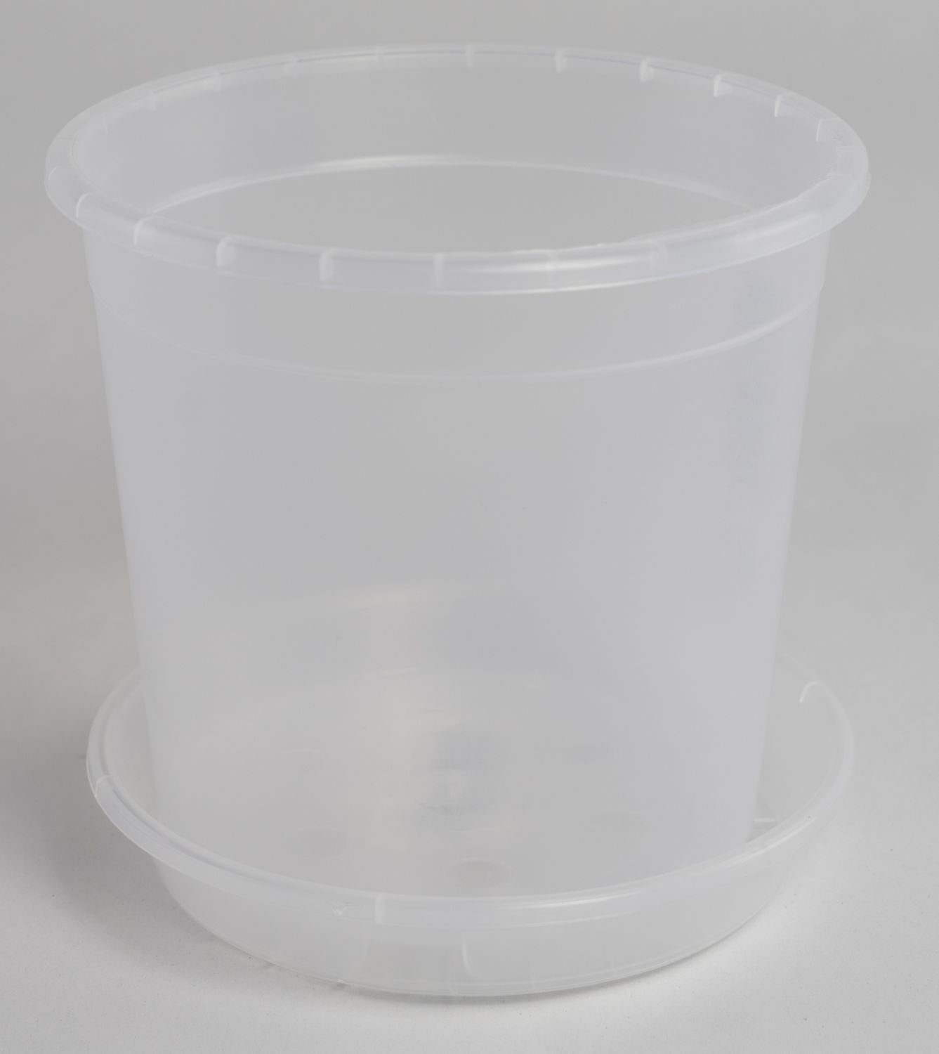 Geli Blumentopf Orchideentopf transparent mit passendem Untersetzer in vers günstig online kaufen