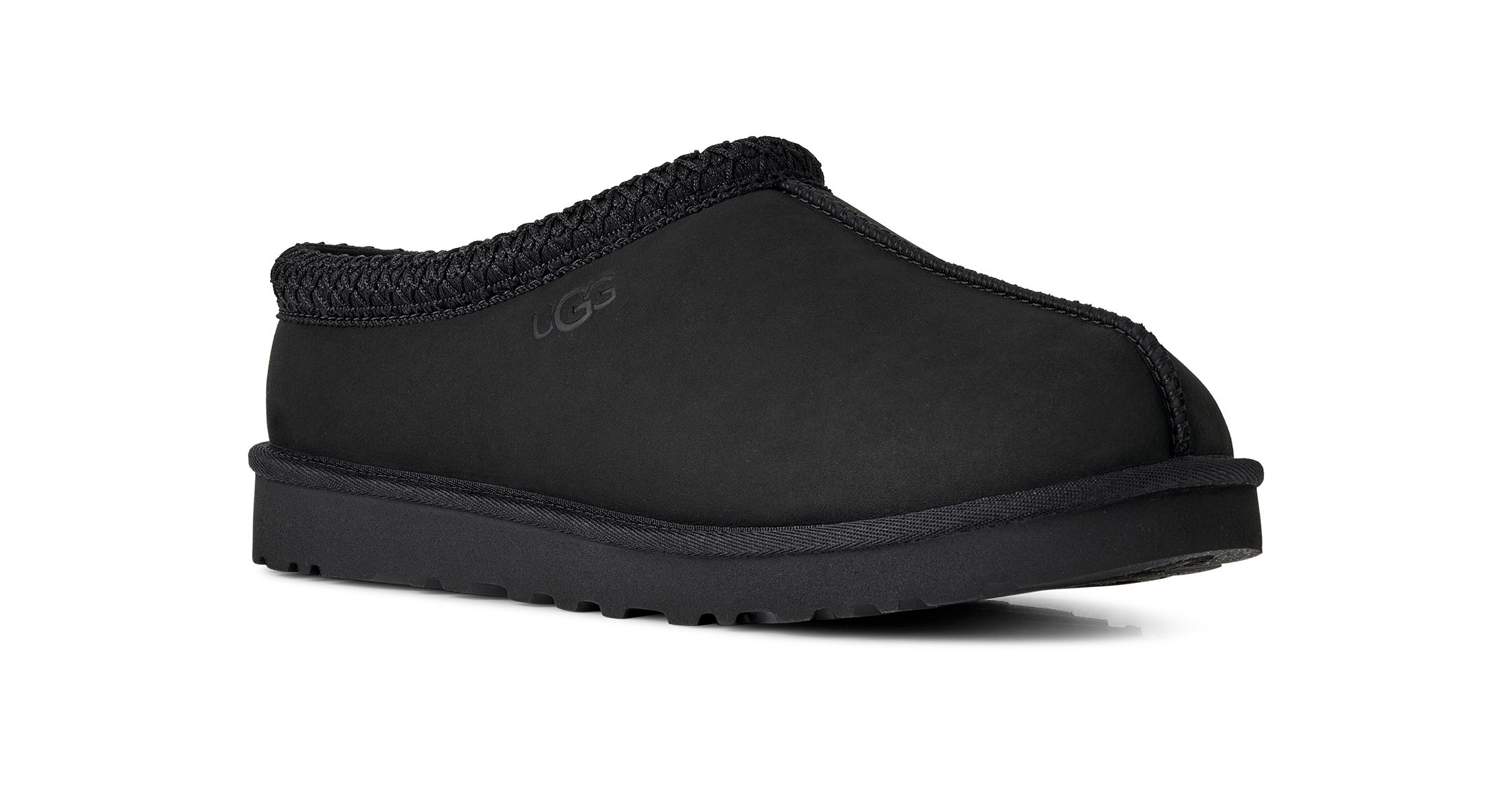 UGG M TASMAN II NUBUCK Hausschuh Hausschuh, Schlupfschuh mit Bordüre im Ethno-Look