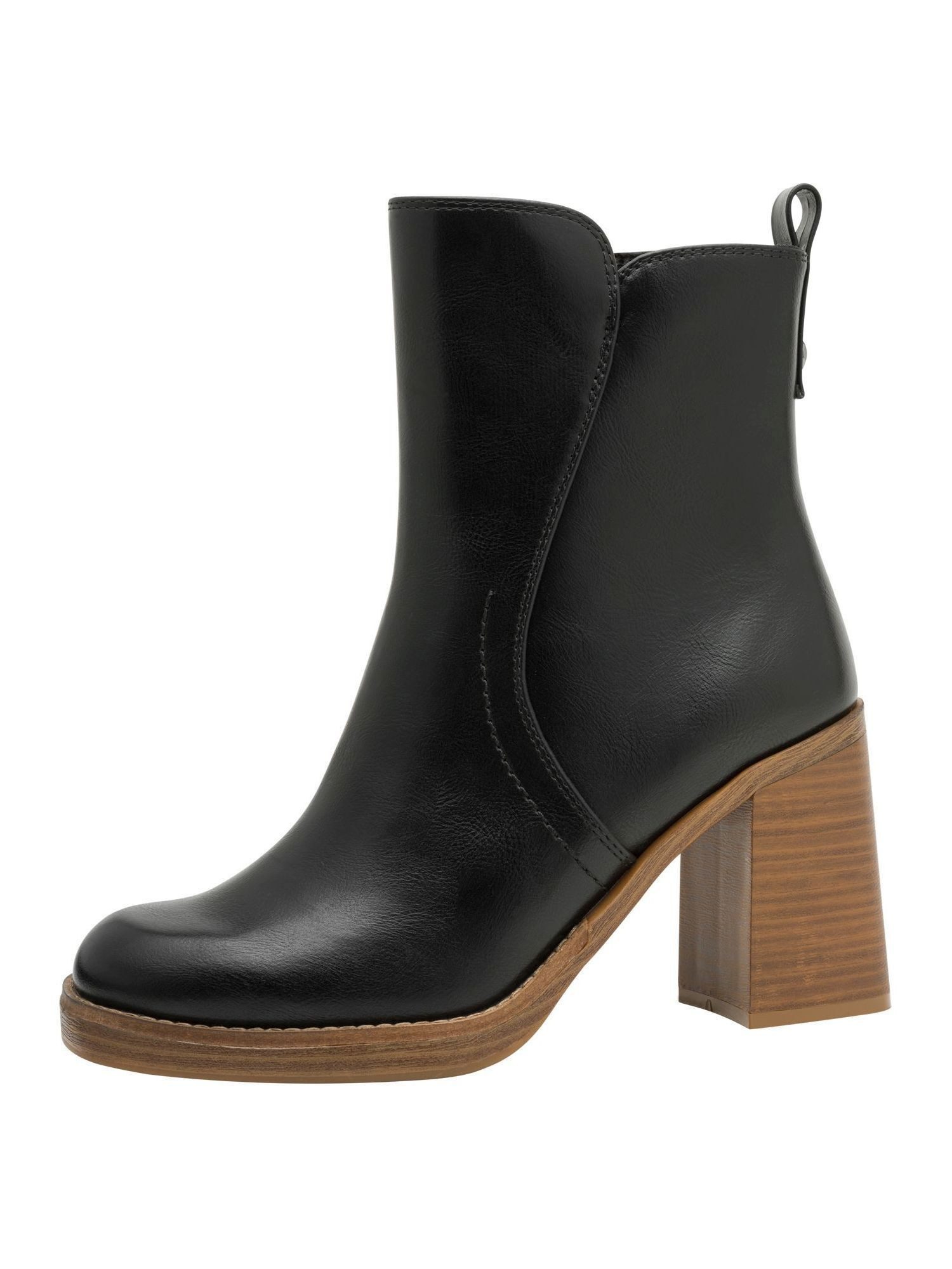 MARCO TOZZI Vegan, MT FEEL ME mit Blockabsatz Blockabsatz Stiefelette Vegan