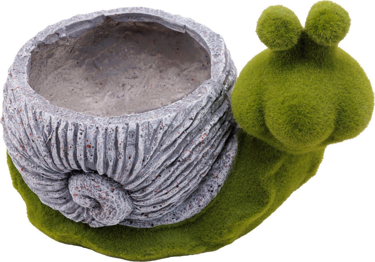 Gartenfigur TrendLine Deko Pflanztopf Schnecke 36,5 x 23,5 x