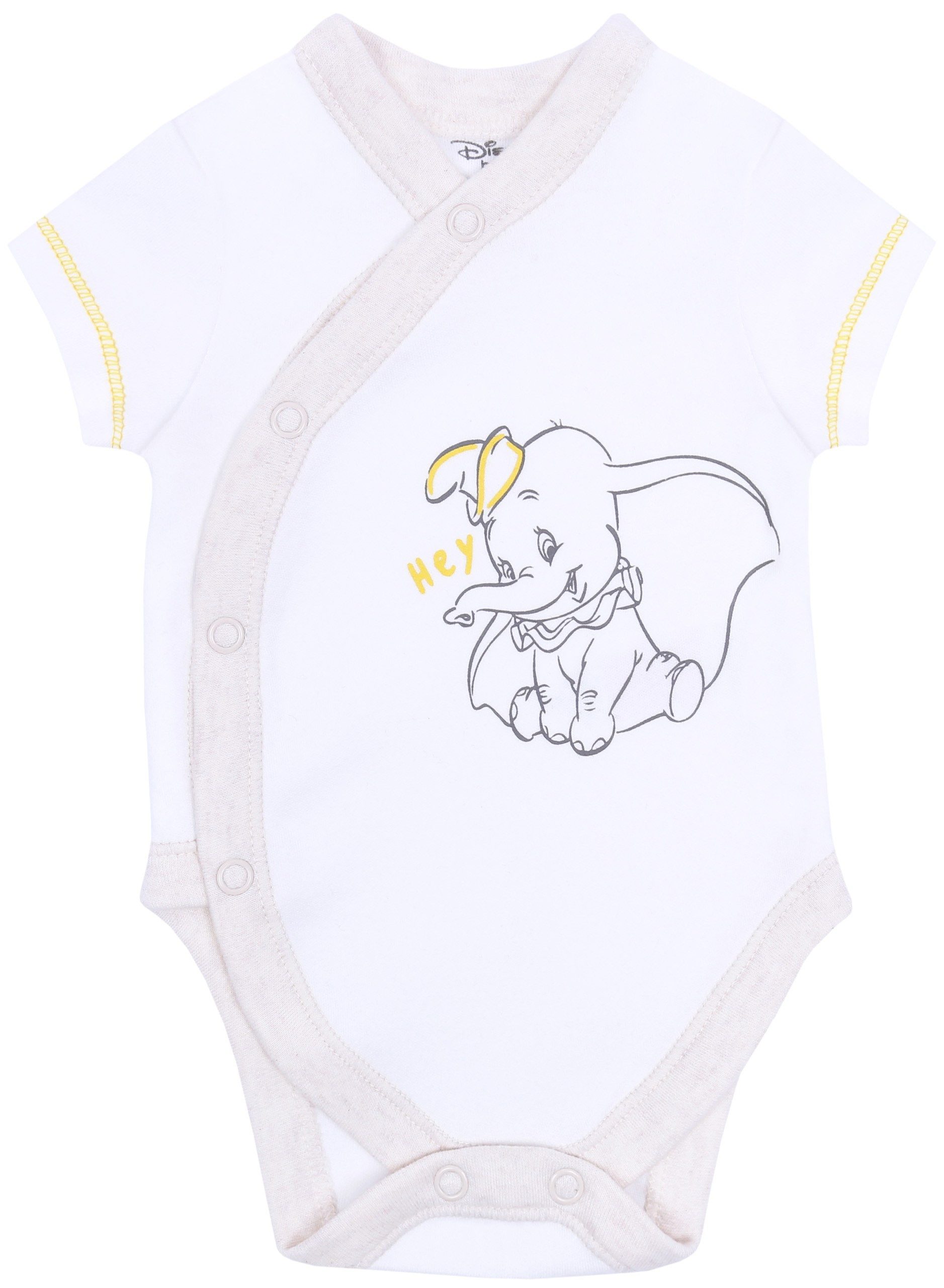 Sarcia.eu Body & Shorts Weiß-beigefarbenes Body+kurze Hose Dumbo Disney 6-9 Monate