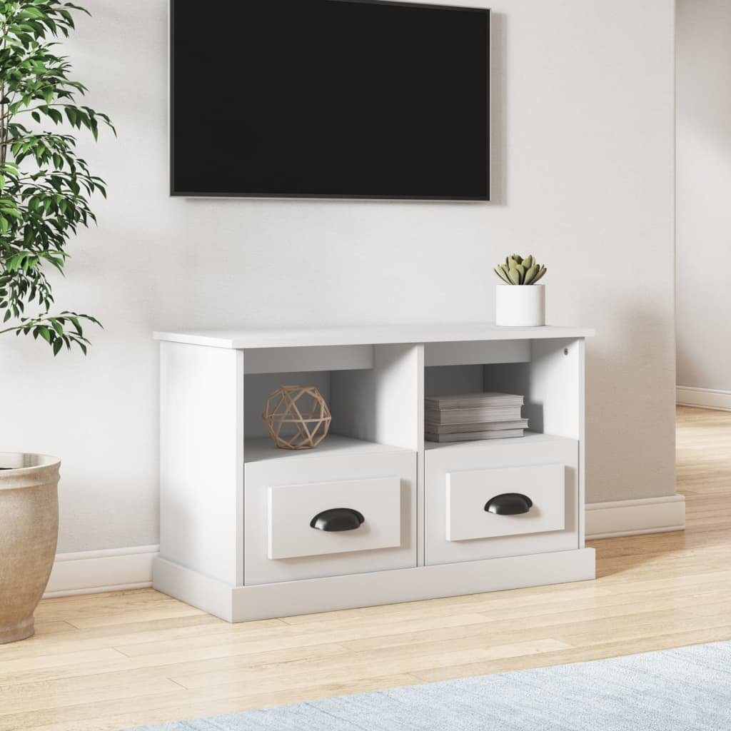 furnicato TV-Schrank Weiß 80x35x50 cm Holzwerkstoff