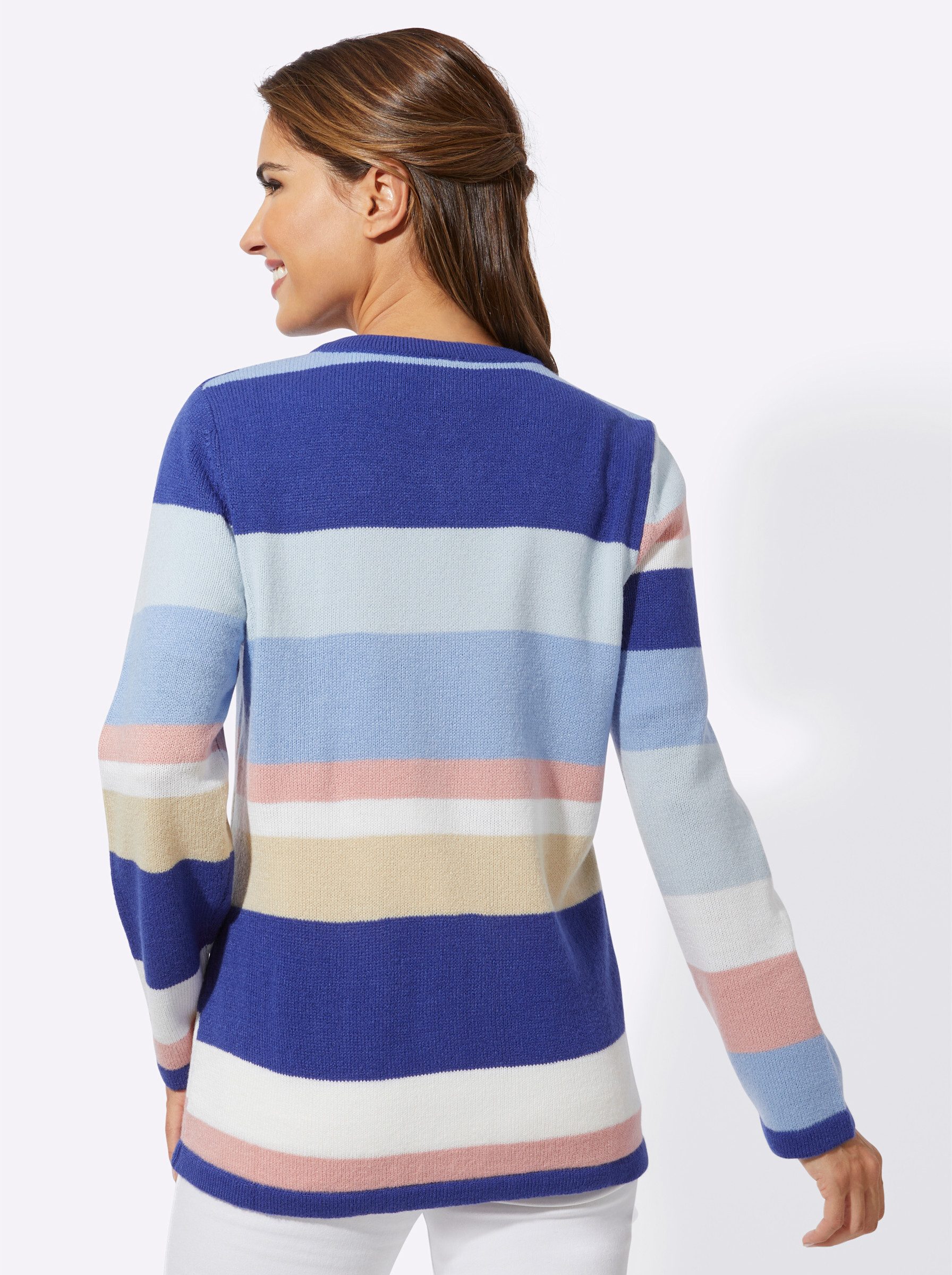 Sieh an! Strickjacke Jacquardstrickjacke . günstig online kaufen