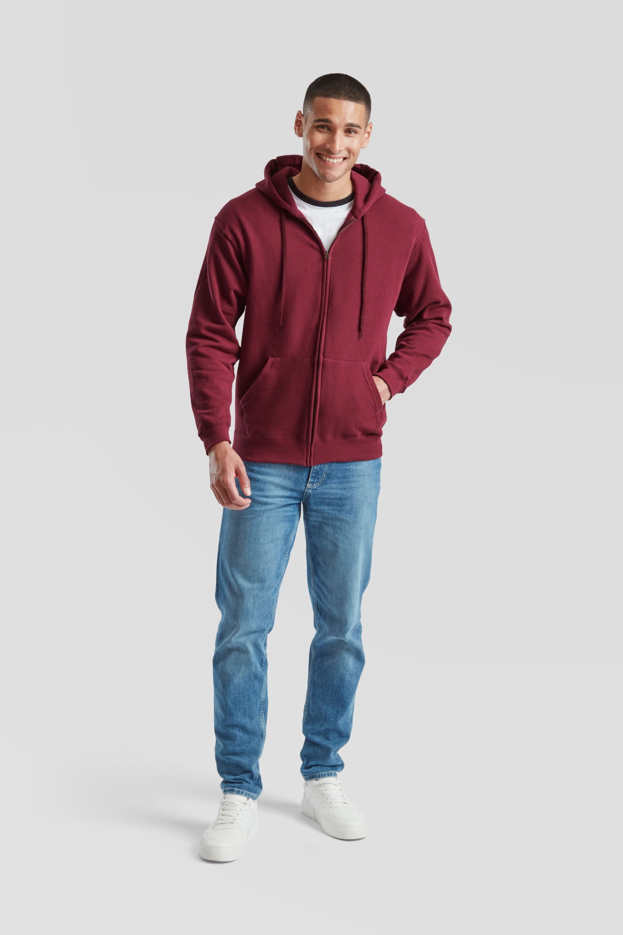 Fruit of the Loom Sweatjacke Classic Hooded Sweat Jacket günstig online kaufen