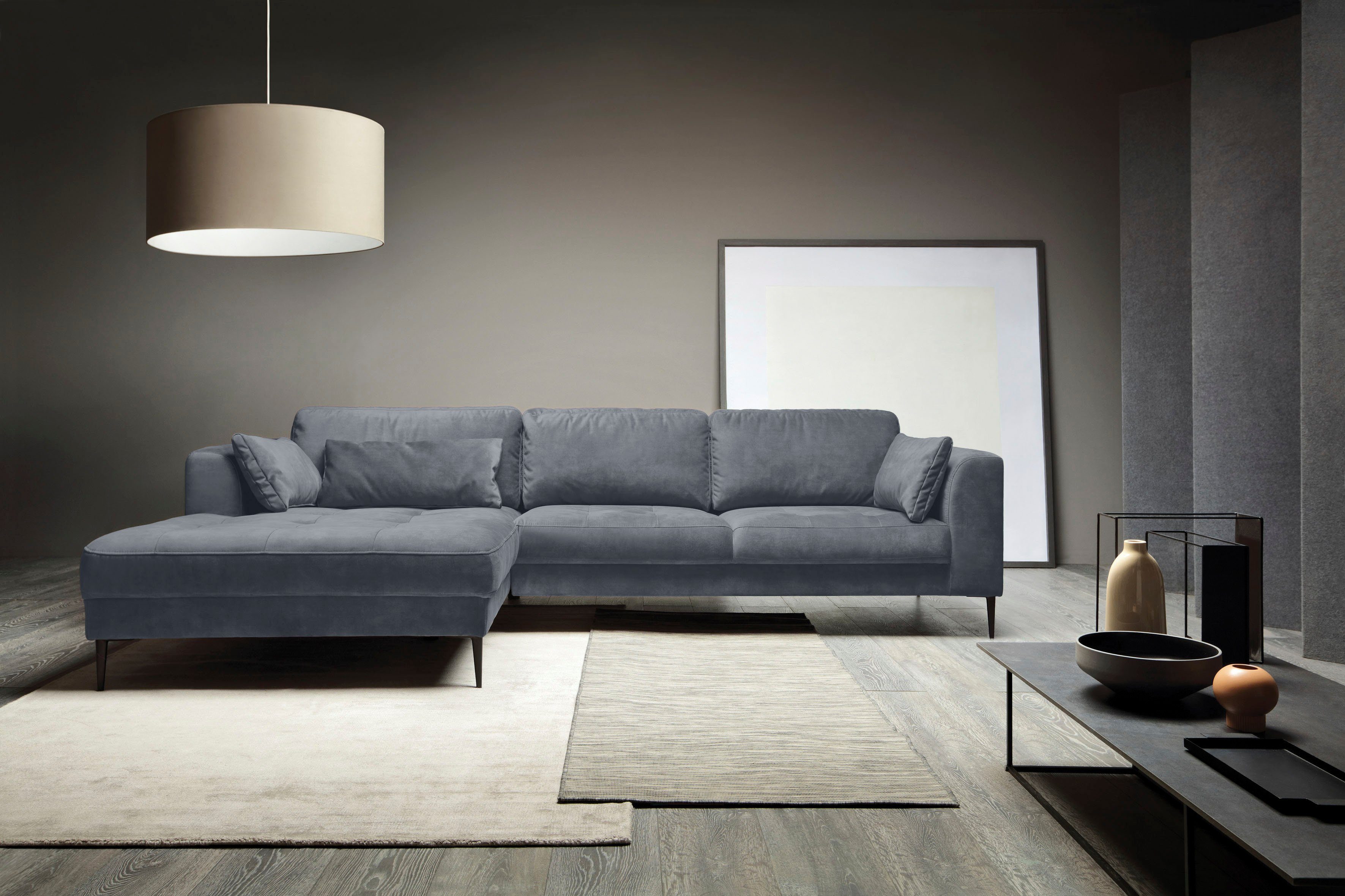 TRENDMANUFAKTUR Ecksofa Luzi, wahlweise mit Schlaffunktion günstig online kaufen