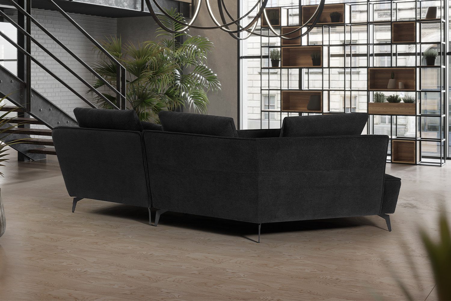 KAWOLA Ecksofa GARBO Modernes Sofa - Bequem & Modern - Stoffcouch, Design Ecksofa, Stoff, offen, verschiedene Farben