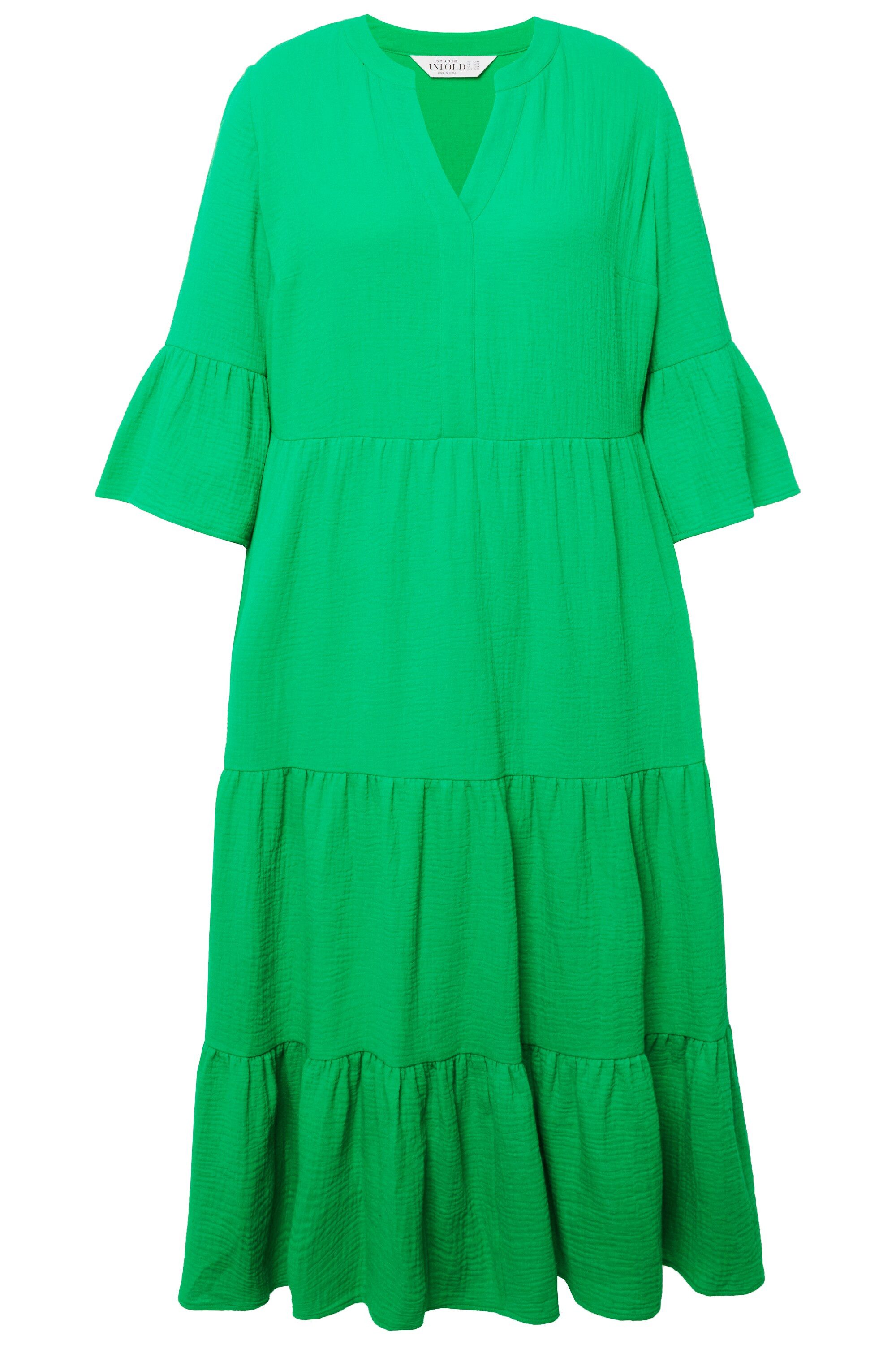 Studio Untold Maxikleid Maxikleid A-Line Musselin günstig online kaufen