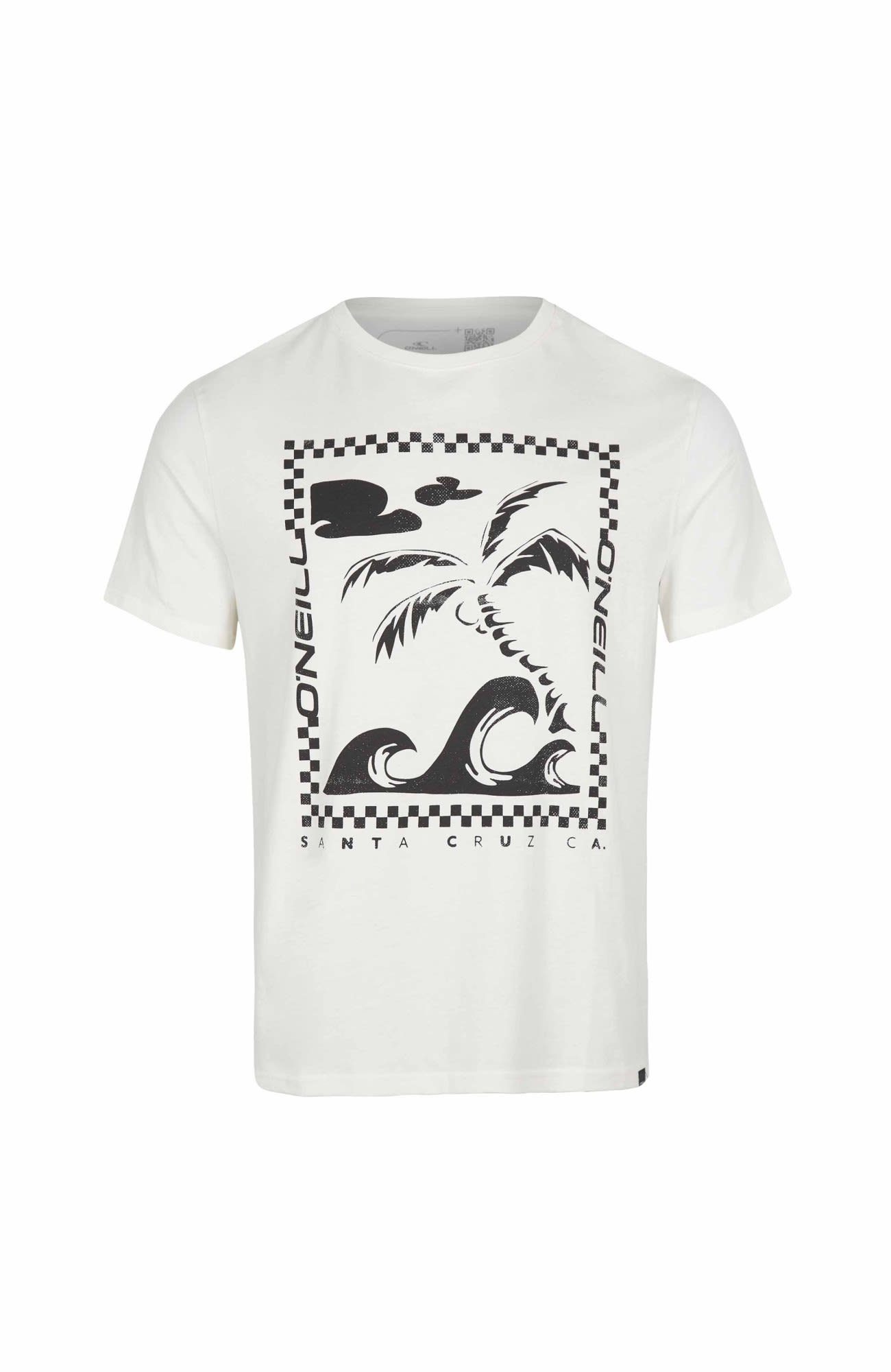Fin Kurzarm-Shirt Snow Oneill T-shirt White M O'Neill T-Shirt Herren