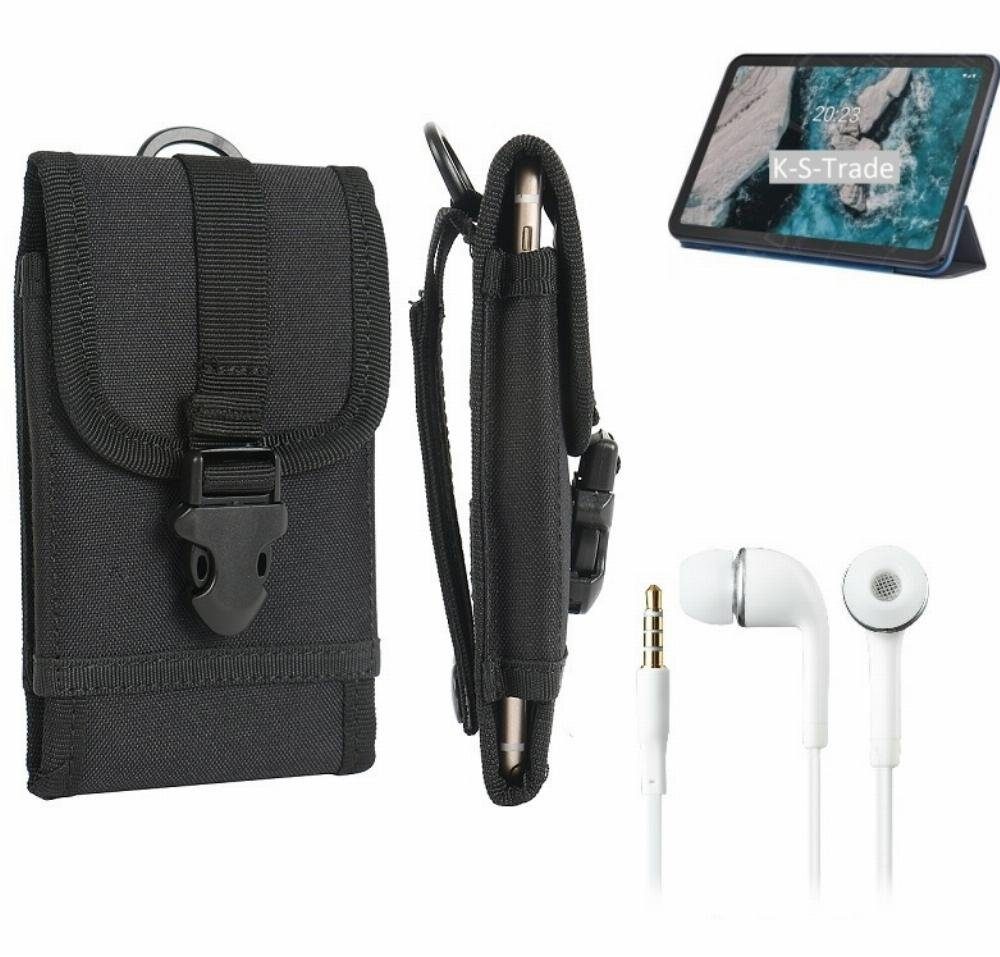 K-S-Trade Handyhülle für Nokia T20 4G, Holster Schutz-Hülle Gürteltasche Handy-Hülle Schutz Hülle