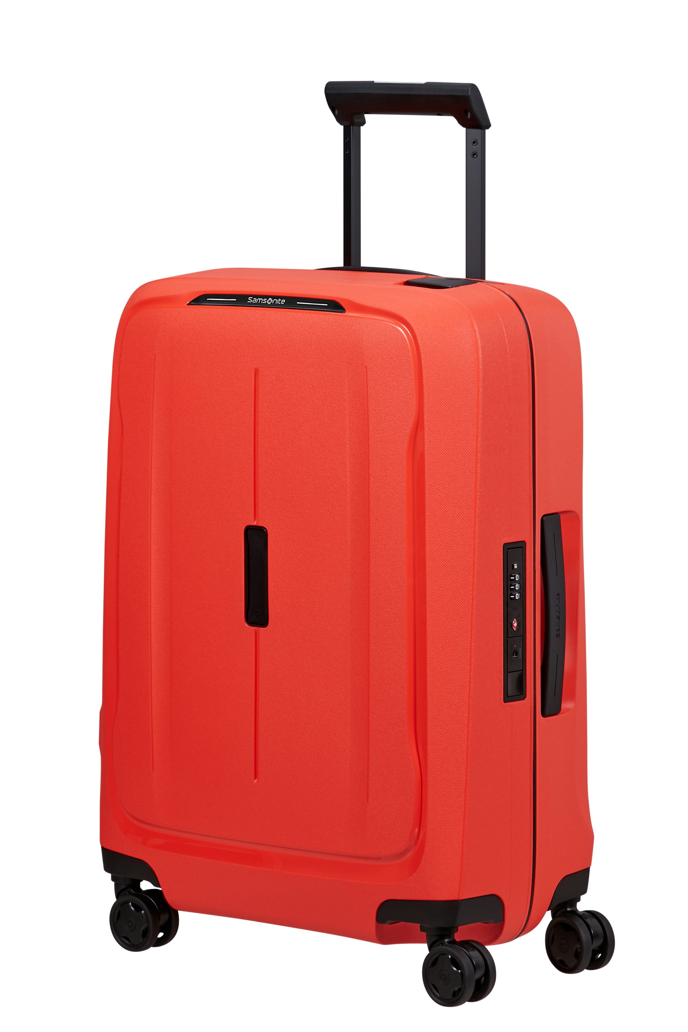 Samsonite Hartschalen-Trolley ESSENS, verschiedene Größen und Farben, 4 Rollen, mit robustem Polypropylen-Gehäuse, mit mehreren Fächern
