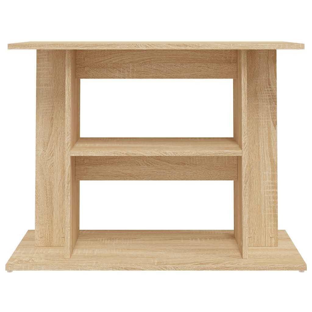 vidaXL Aquariumunterschrank Aquariumständer Sonoma-Eiche 80x35x60 cm Holzwerkstoff – Bild 4 von 5