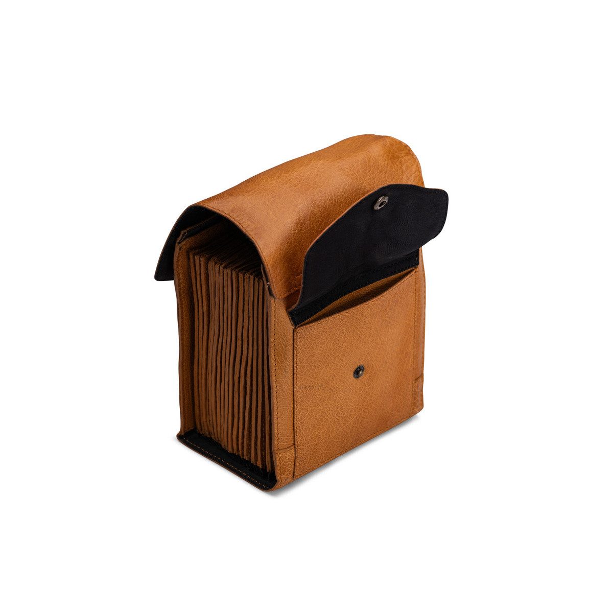 muud Handtasche Lederorganizer Betina XL Whisky