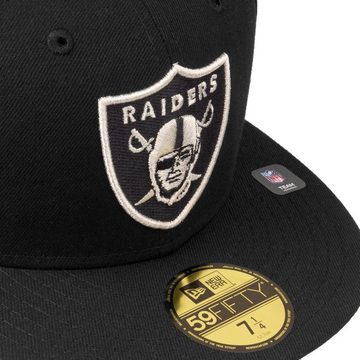 New Era Fitted Cap 59Fifty Las Vegas Raiders silber