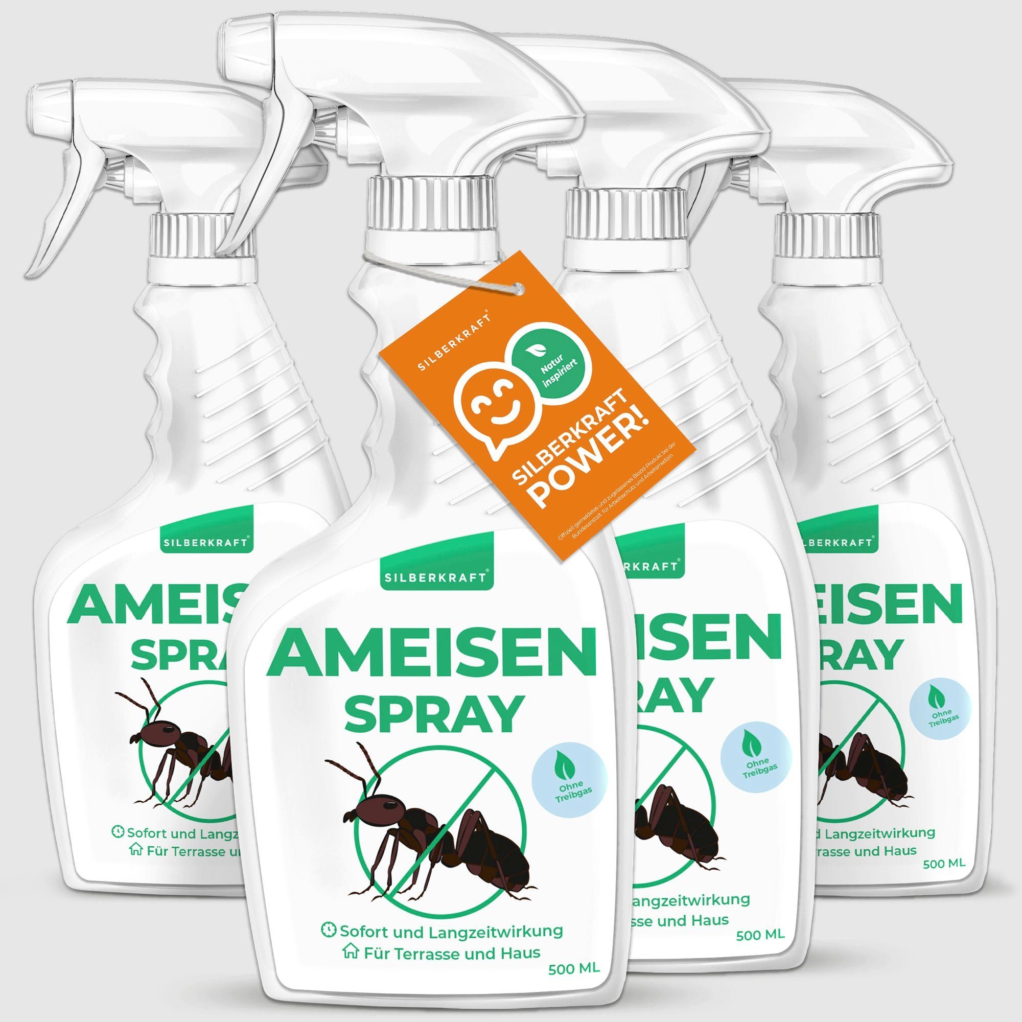 Silberkraft Insektenspray Ameisenspray, Ameisen Anti ml, 1-St. Spray - 500