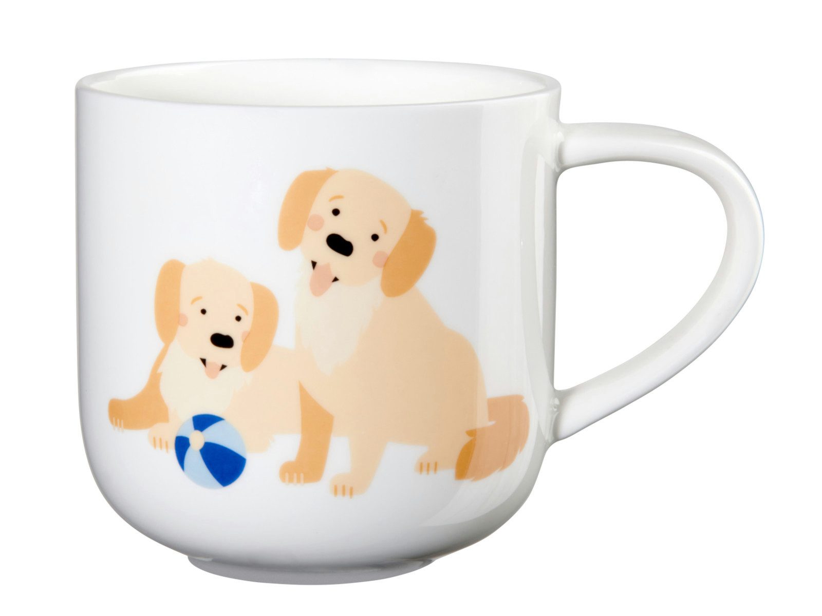 ASA SELECTION Tasse coppa Henkelbecher Golden Dreams 0,4l, Fine Bone China