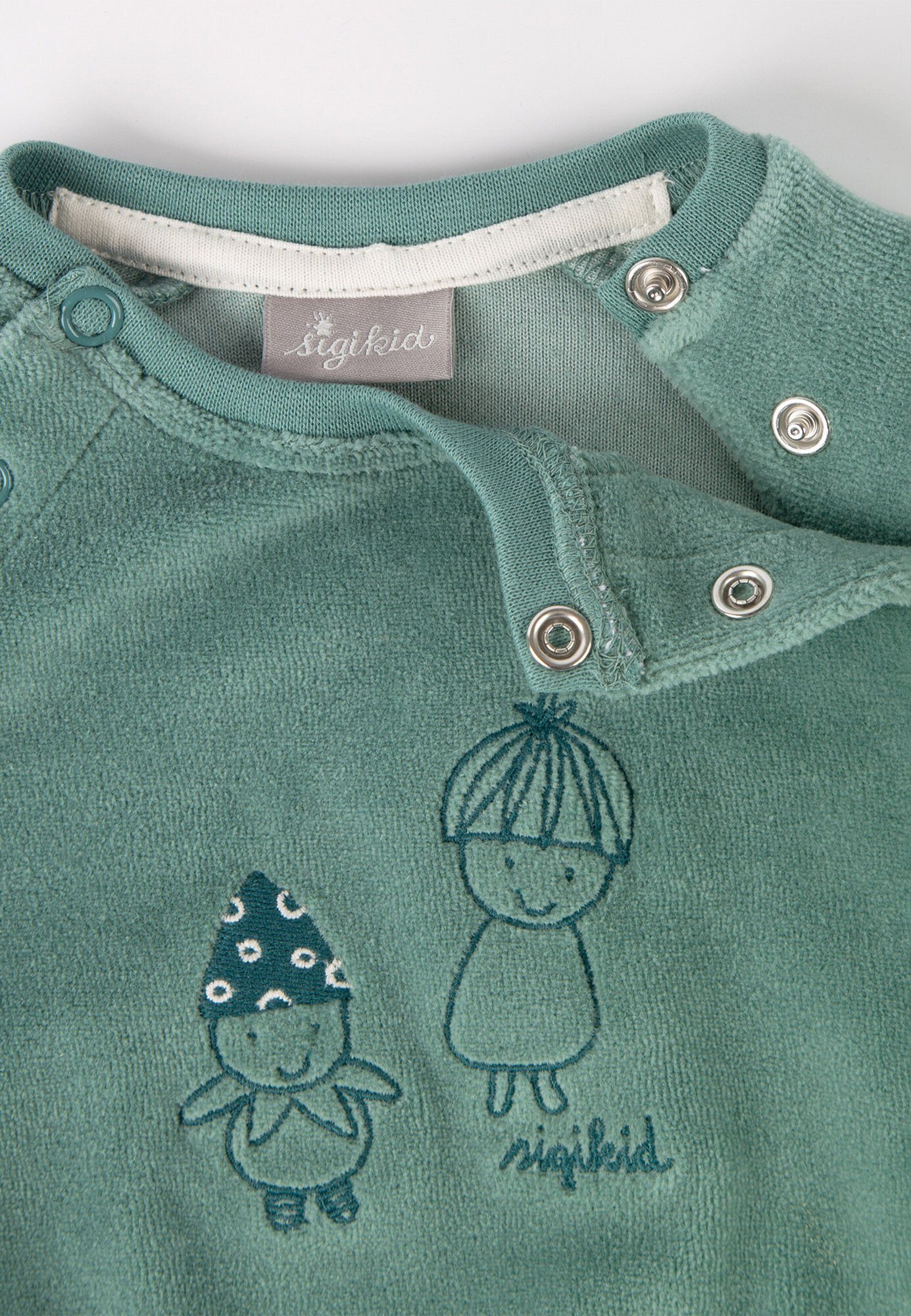 Sigikid Langarmshirt Baby Shirt grün Langarmshirt Nicki (1-tlg)